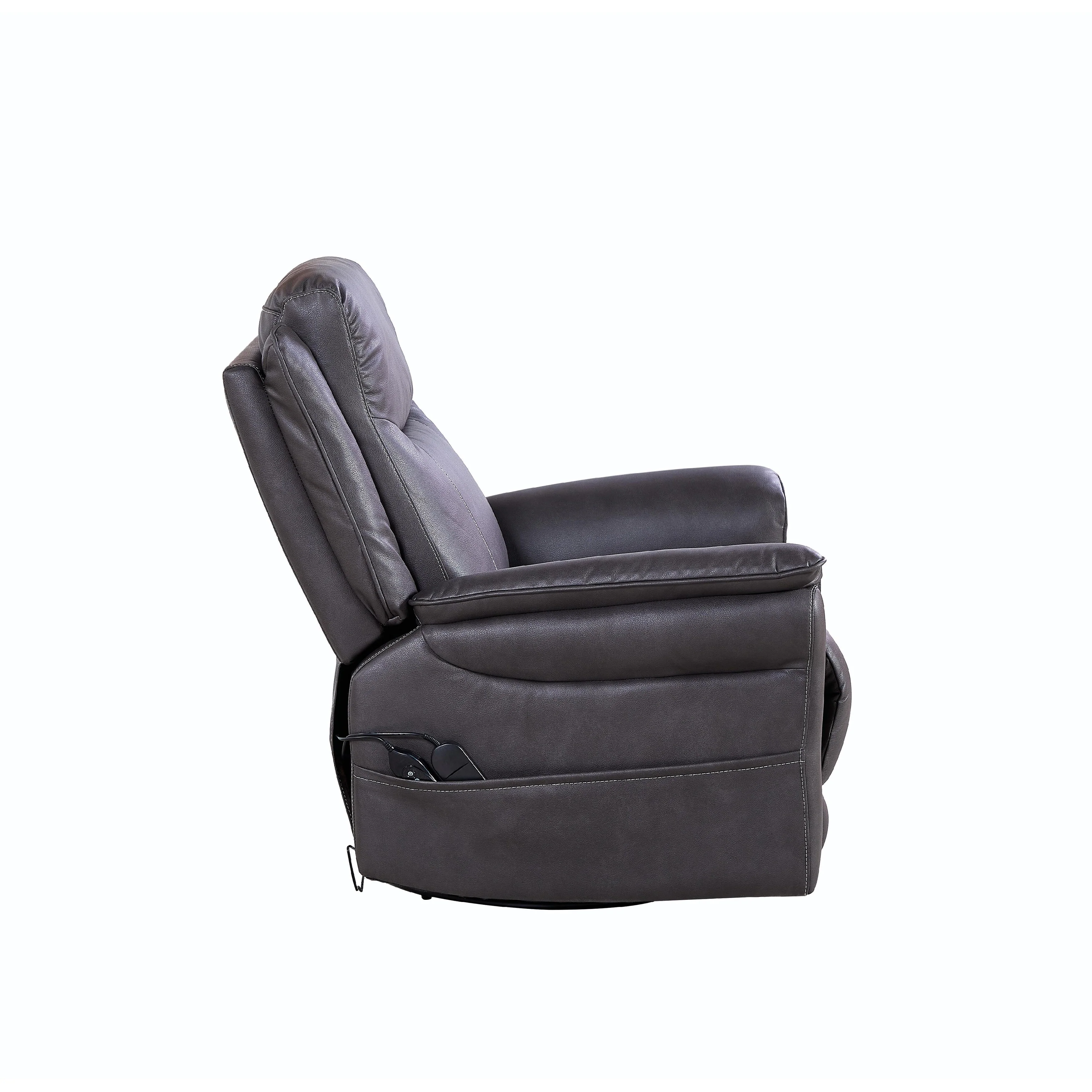 Rocking and 240 Degree Swivel Single Sofa Seat Recliner Chair, Infinite Position