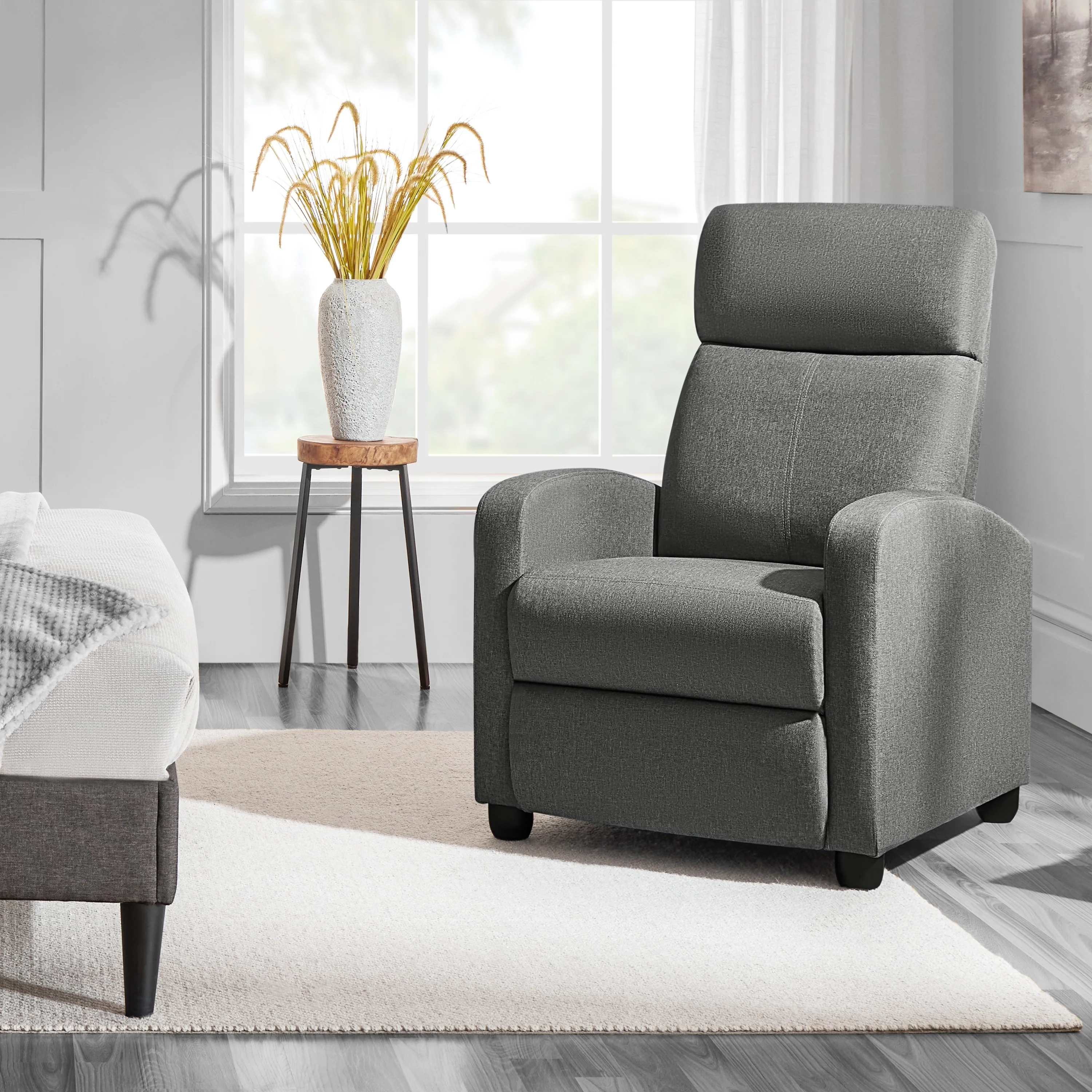 Yaheetech Modern Fabric Recliner Chair