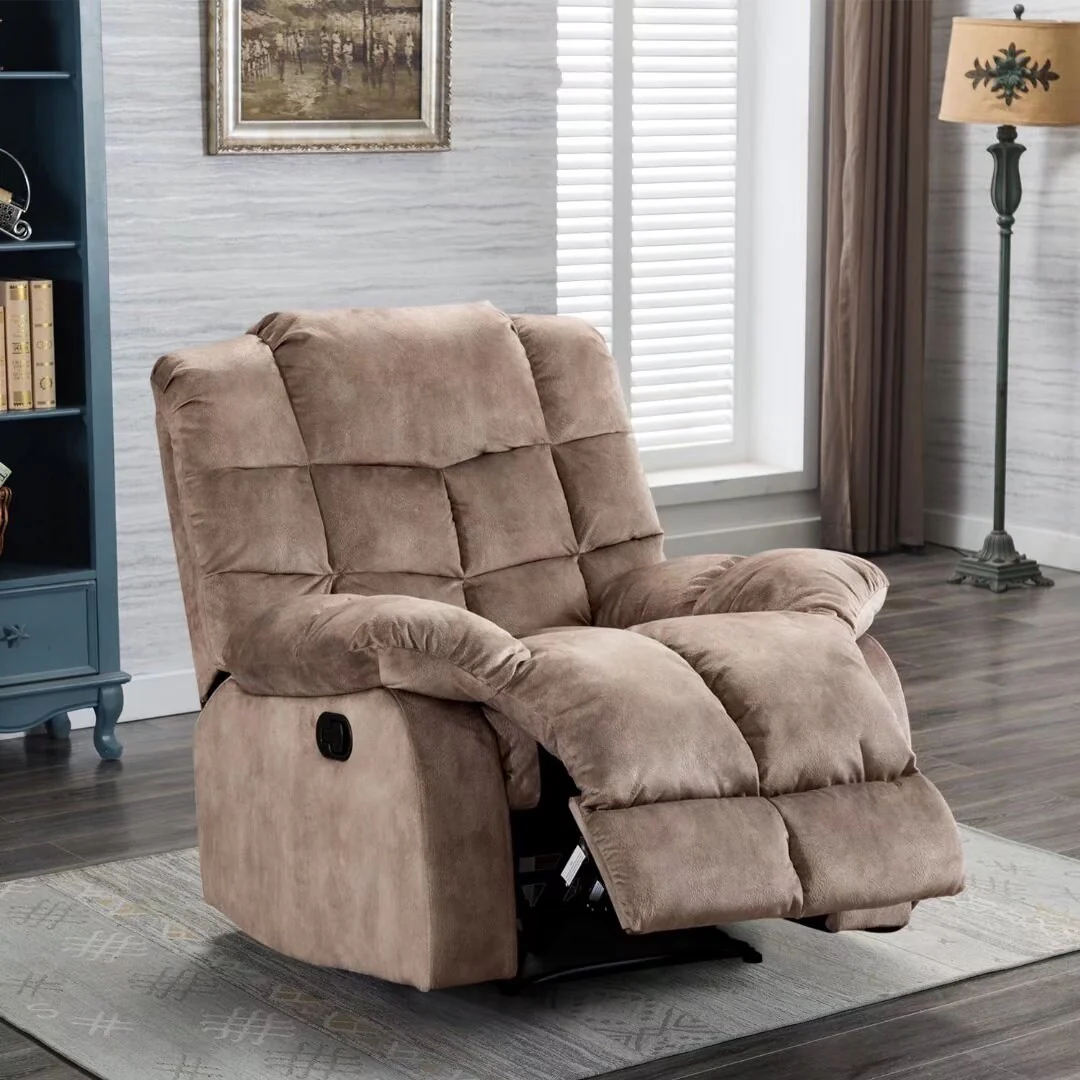 Manual Ergonomic Overstuffed Recliner Chair