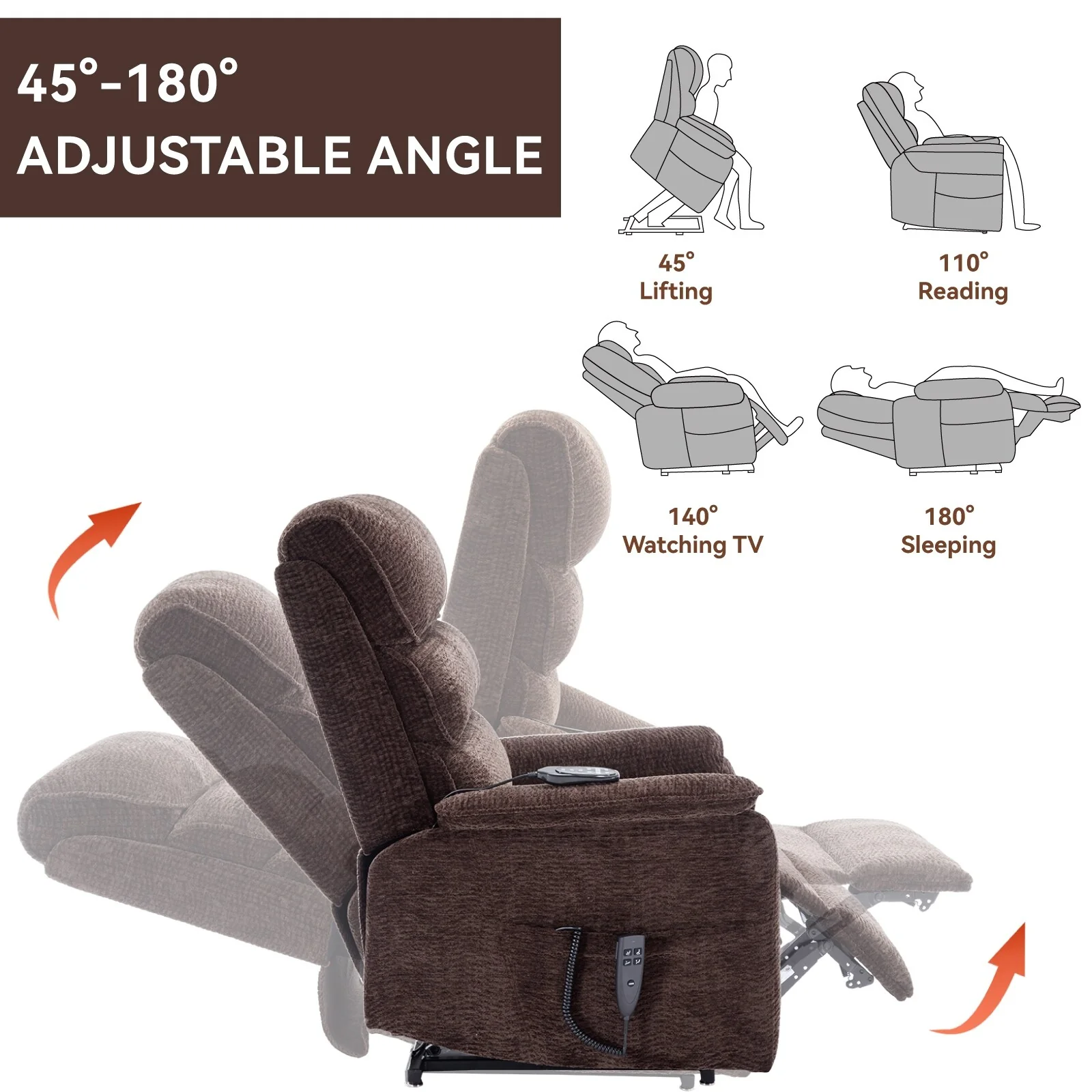 Power Lift Recliner Chair with Power-Remote