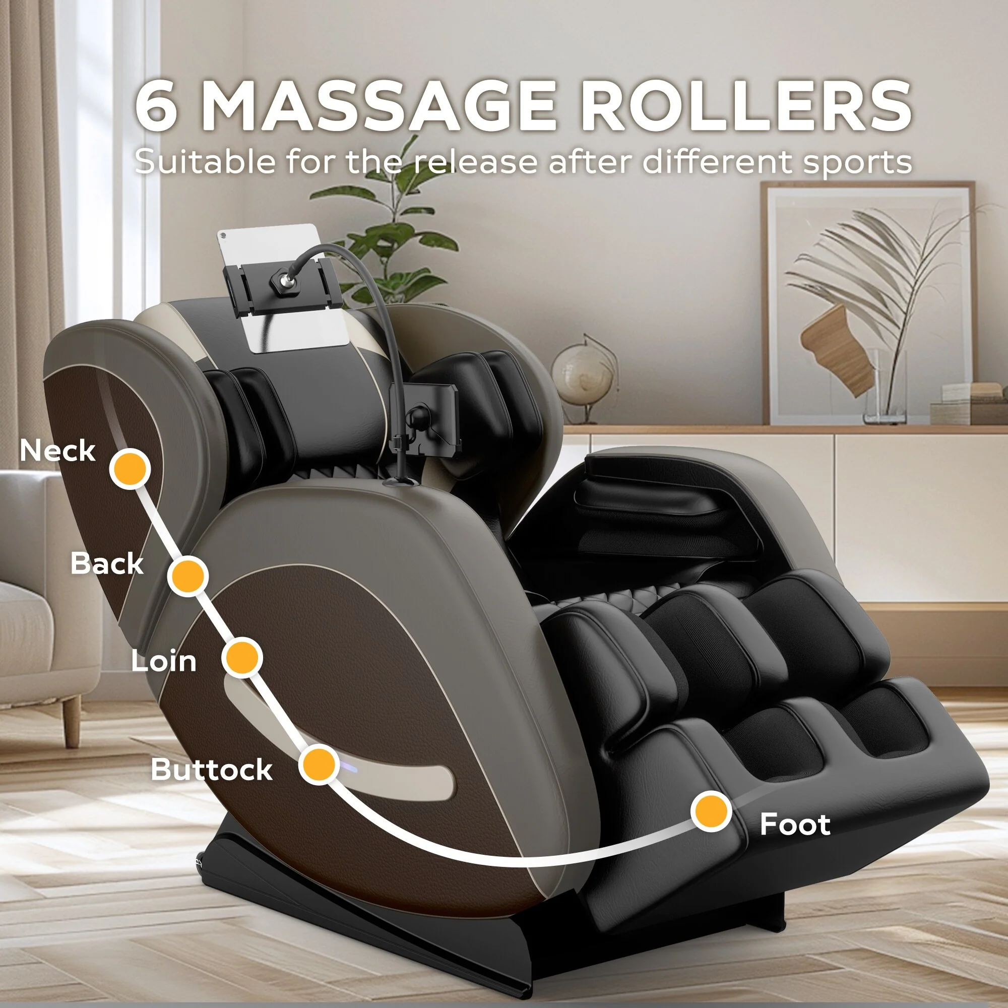 Massage Chair Recliner with Zero Gravity