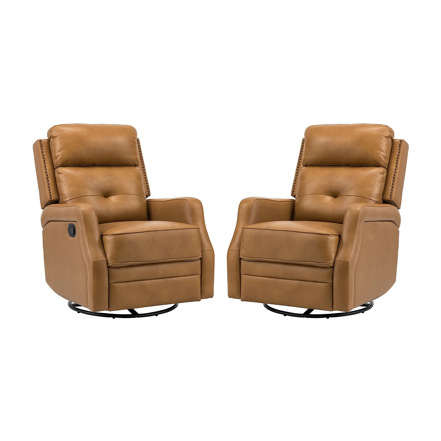 Beatriz Living Room Recliner Set Of 2 with Metal Base