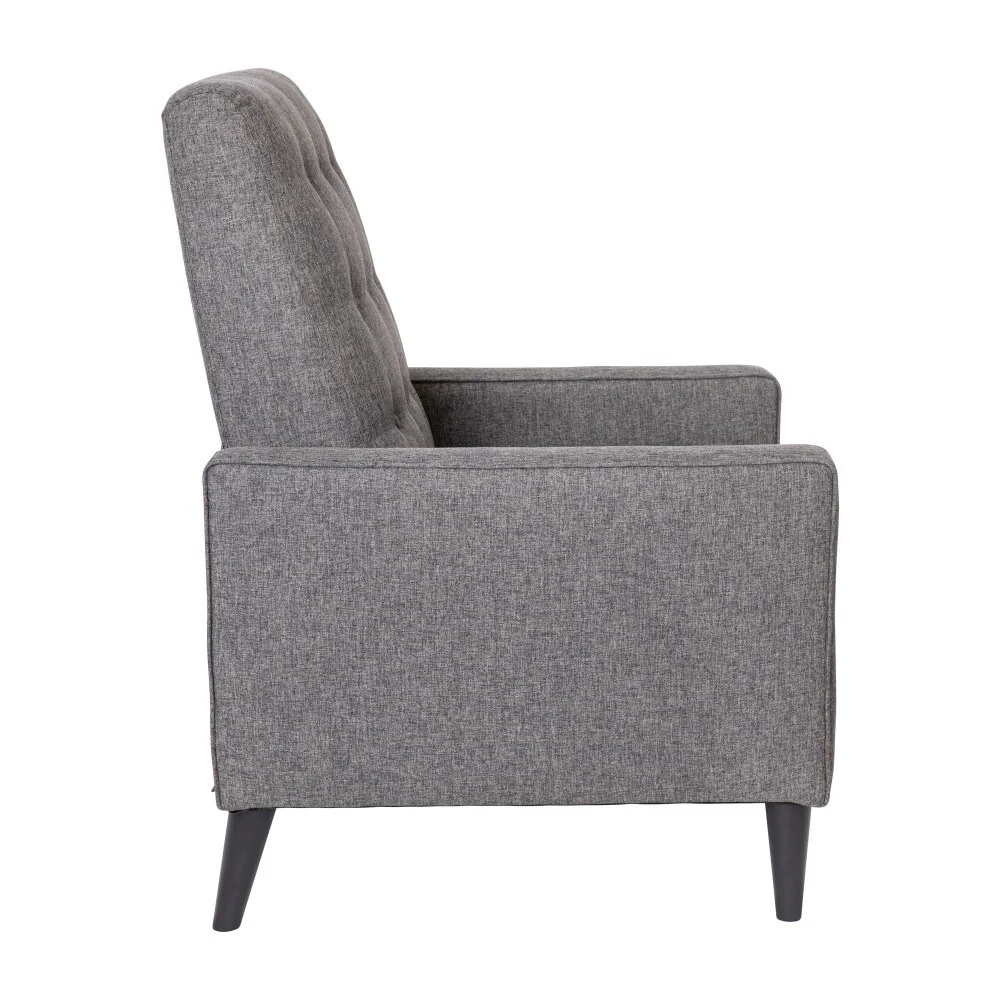 Pushback Recliner with Button Tufted Back