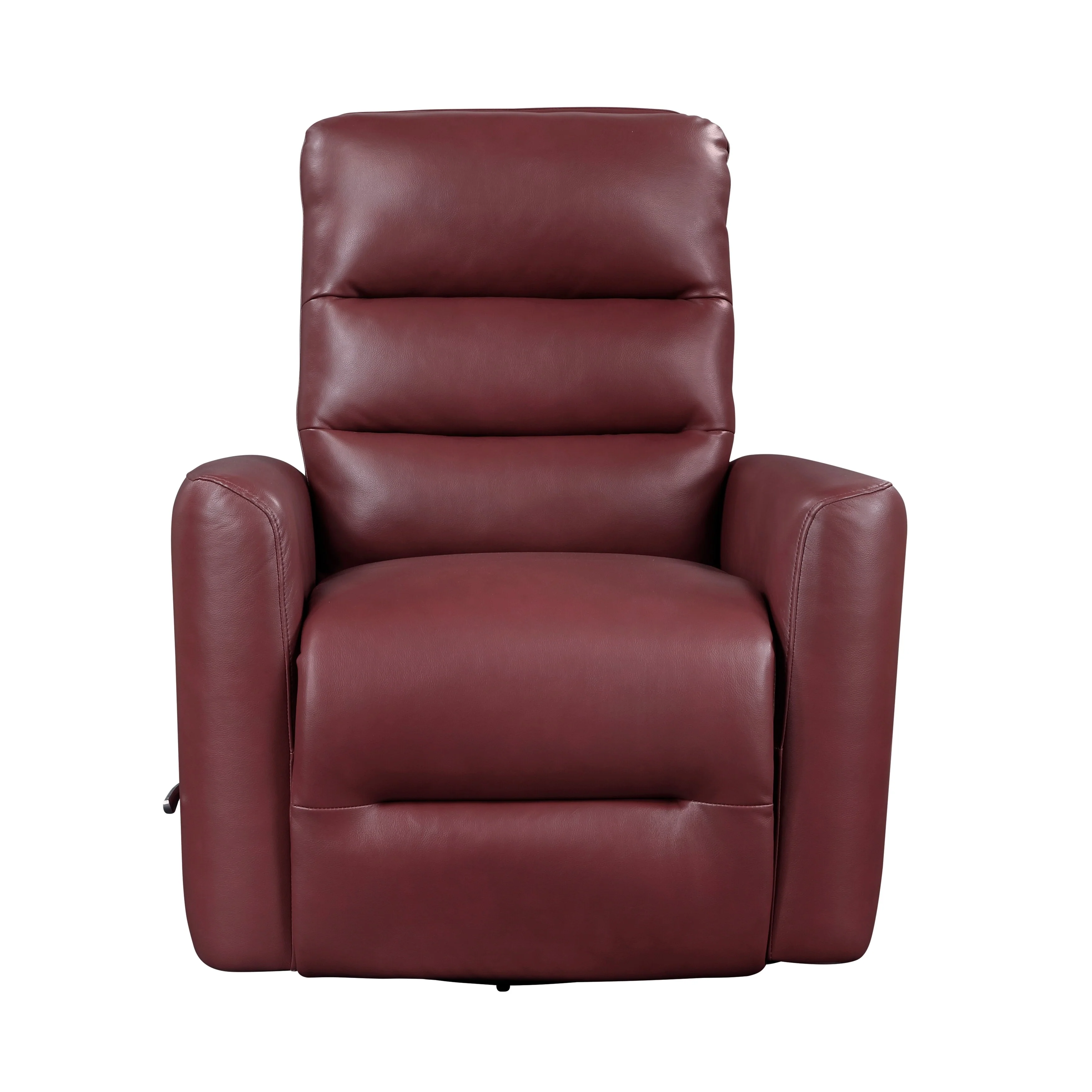 Glider Reclining Chair Swivel Motion Breathable Faux Leather Upholstery Luxury Living Room Furniture, Movie Chair