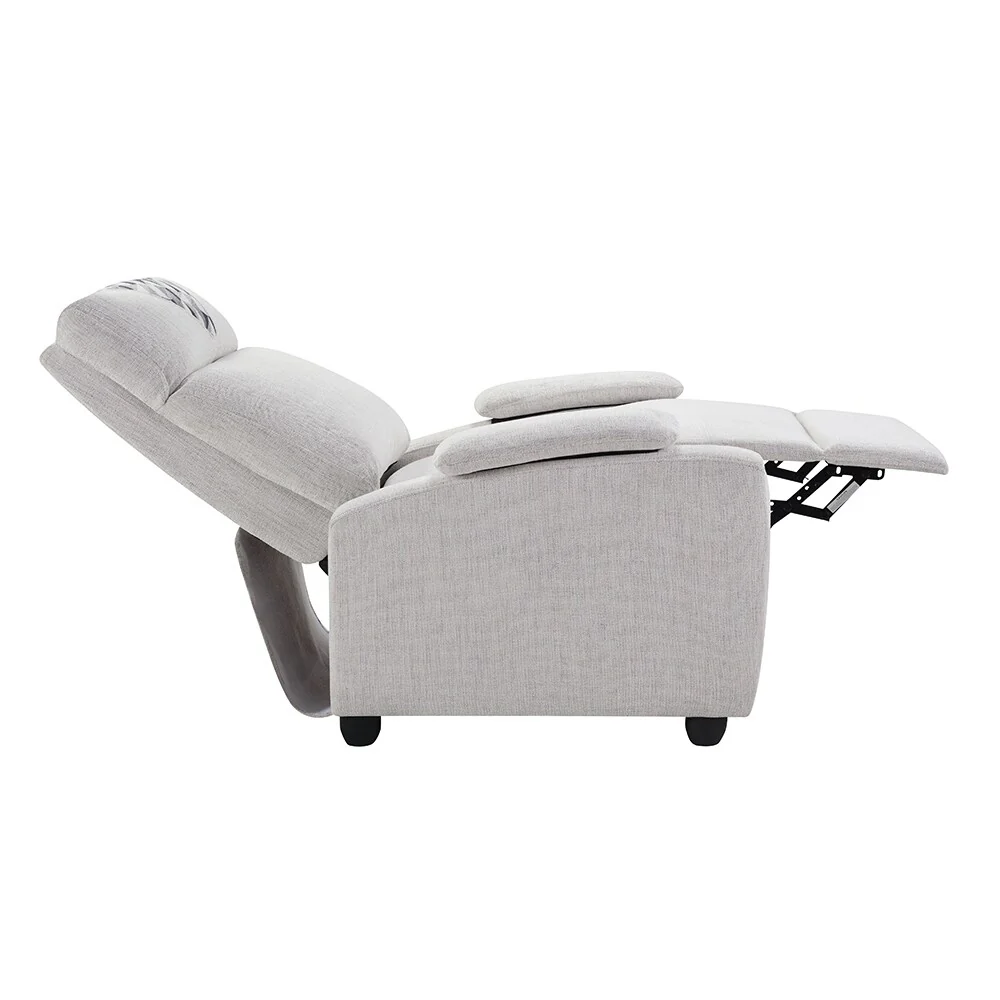 Manual Recliner Chair Classic Design with Plush Arms Back,Living Room