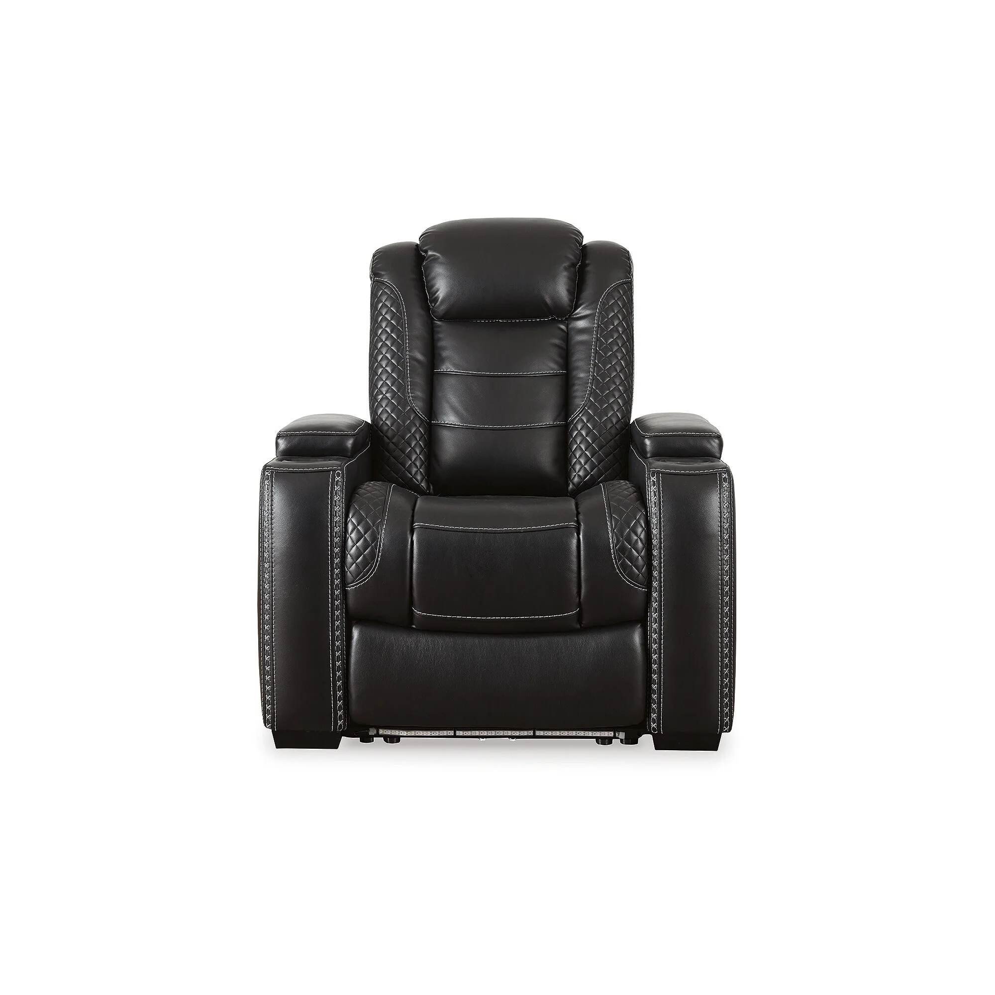 Signature Design by Ashley Party Time Black 3-Piece Home Theater Seating