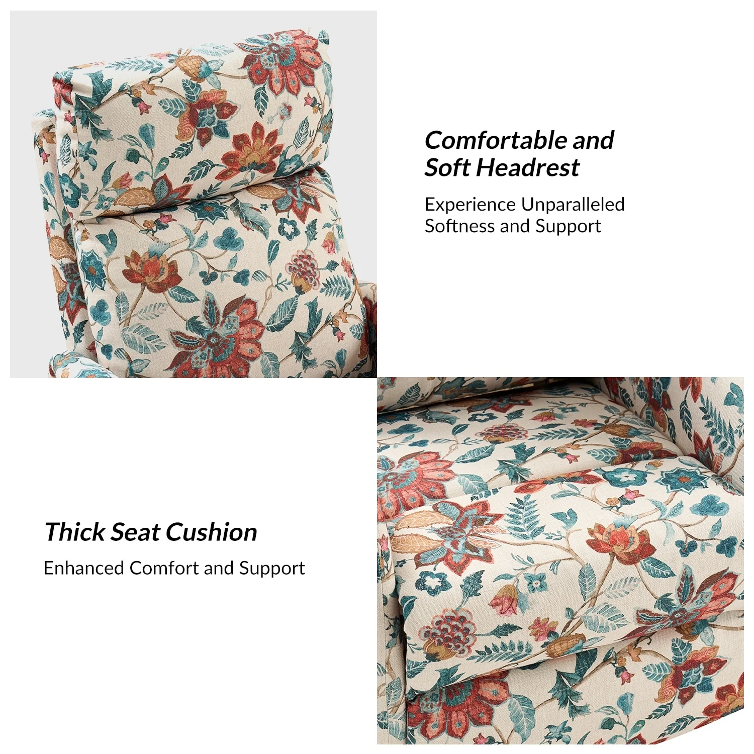 Elisa Power Remote Lift Assist Recliner with Metal Base