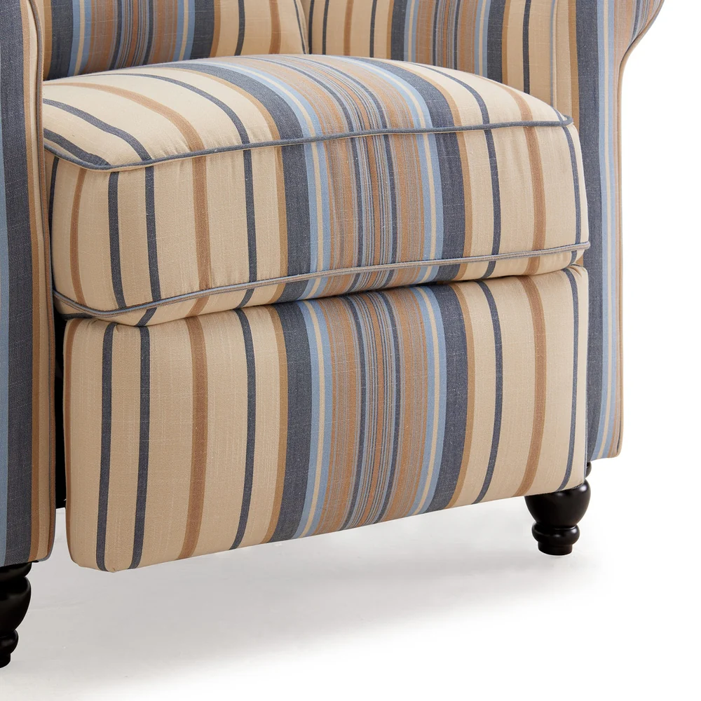 Copper Grove Lassen Blue Recliner Chair