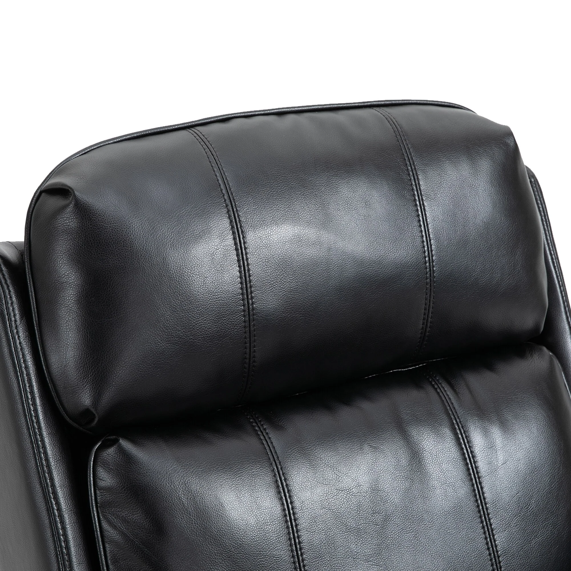 Clihome Faux Leather Elderly Power Lift Recliner Chair with Massage