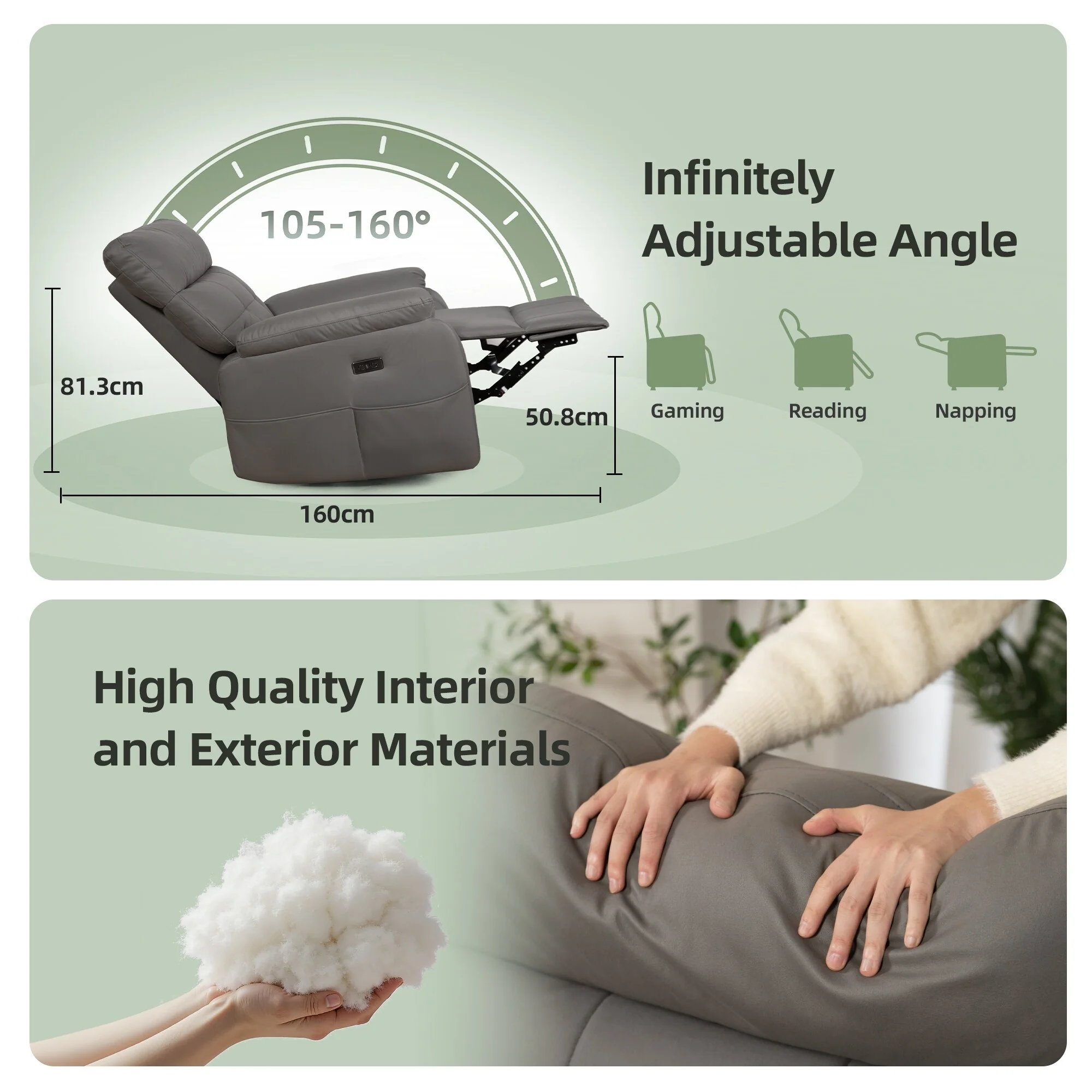 Electric Zero Gravity Recliner Chair