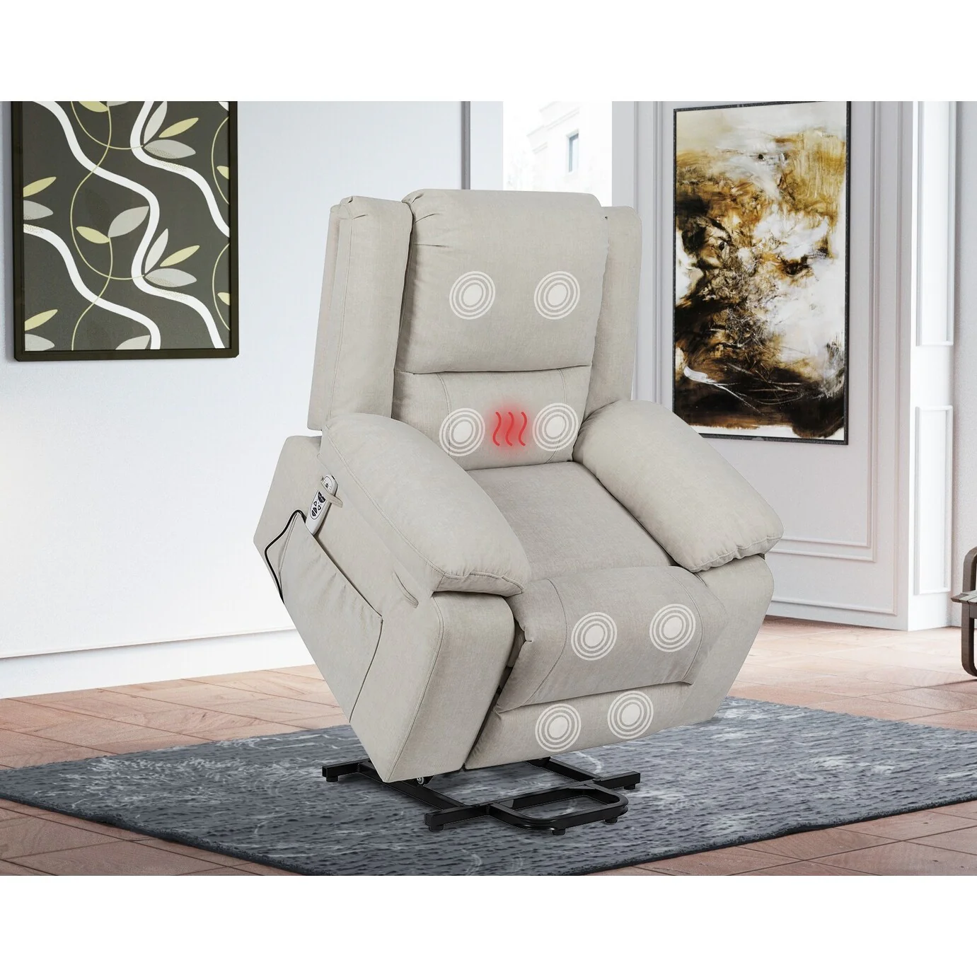Electric Power Recliner Lift Chair with Massage
