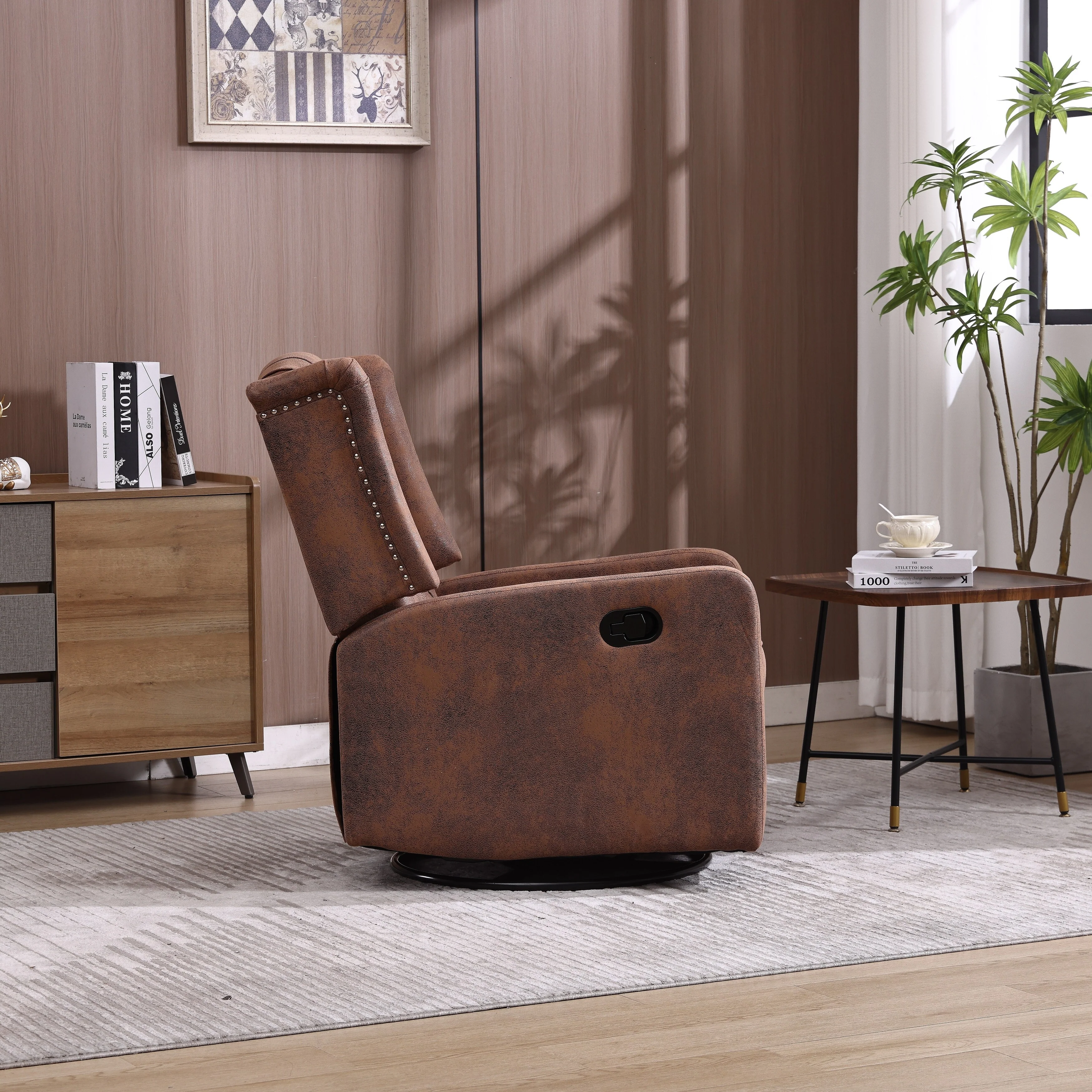 360 Degree Swivel Nursery Rocking Chair
