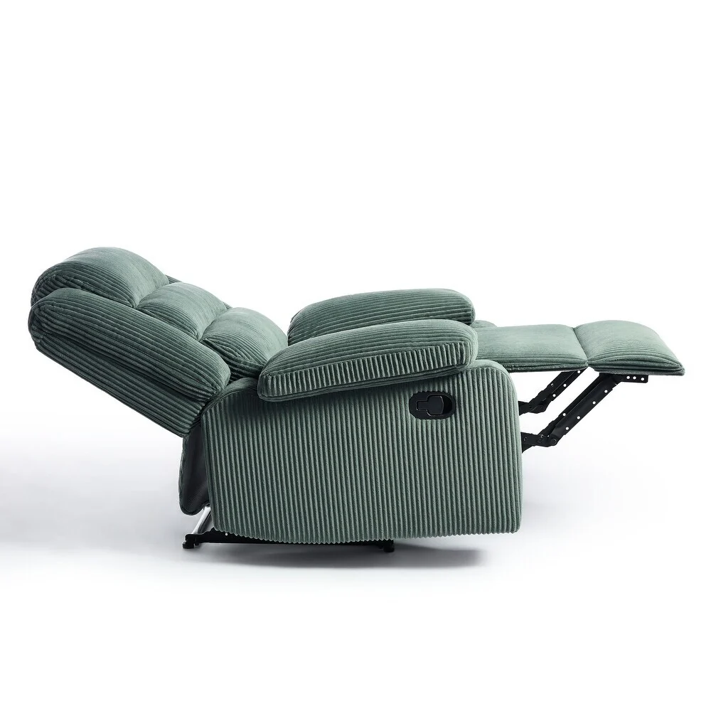 Modern Upholstered Recliner Chair with Adjustable Backrest
