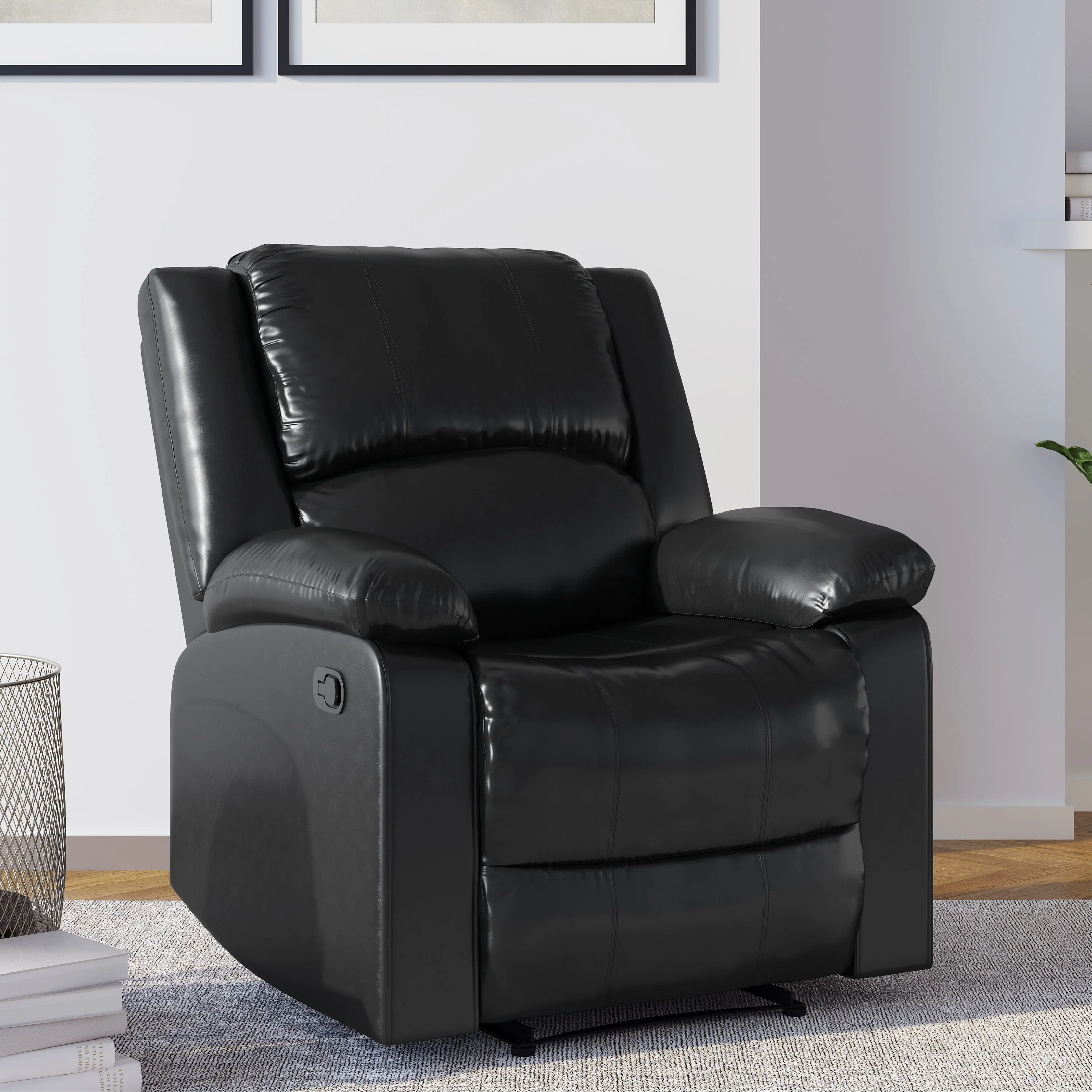 Relax A Lounger? Porter Faux Leather Manual Recliner by iLounge