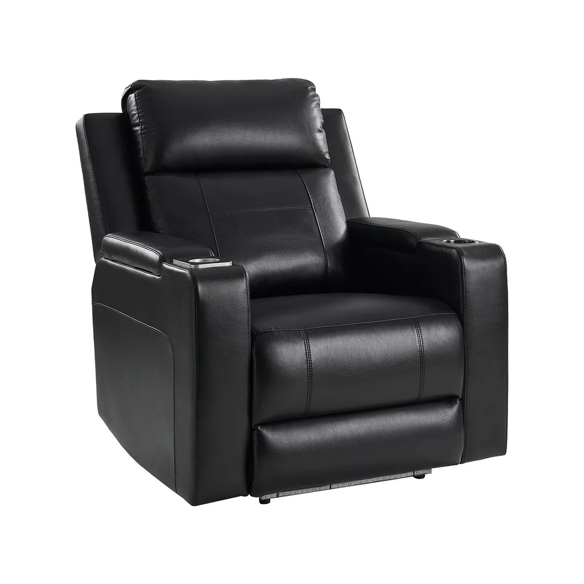 Marion Classic 35.5 Wide Power Recliner with Cup Holder by HULALA HOME