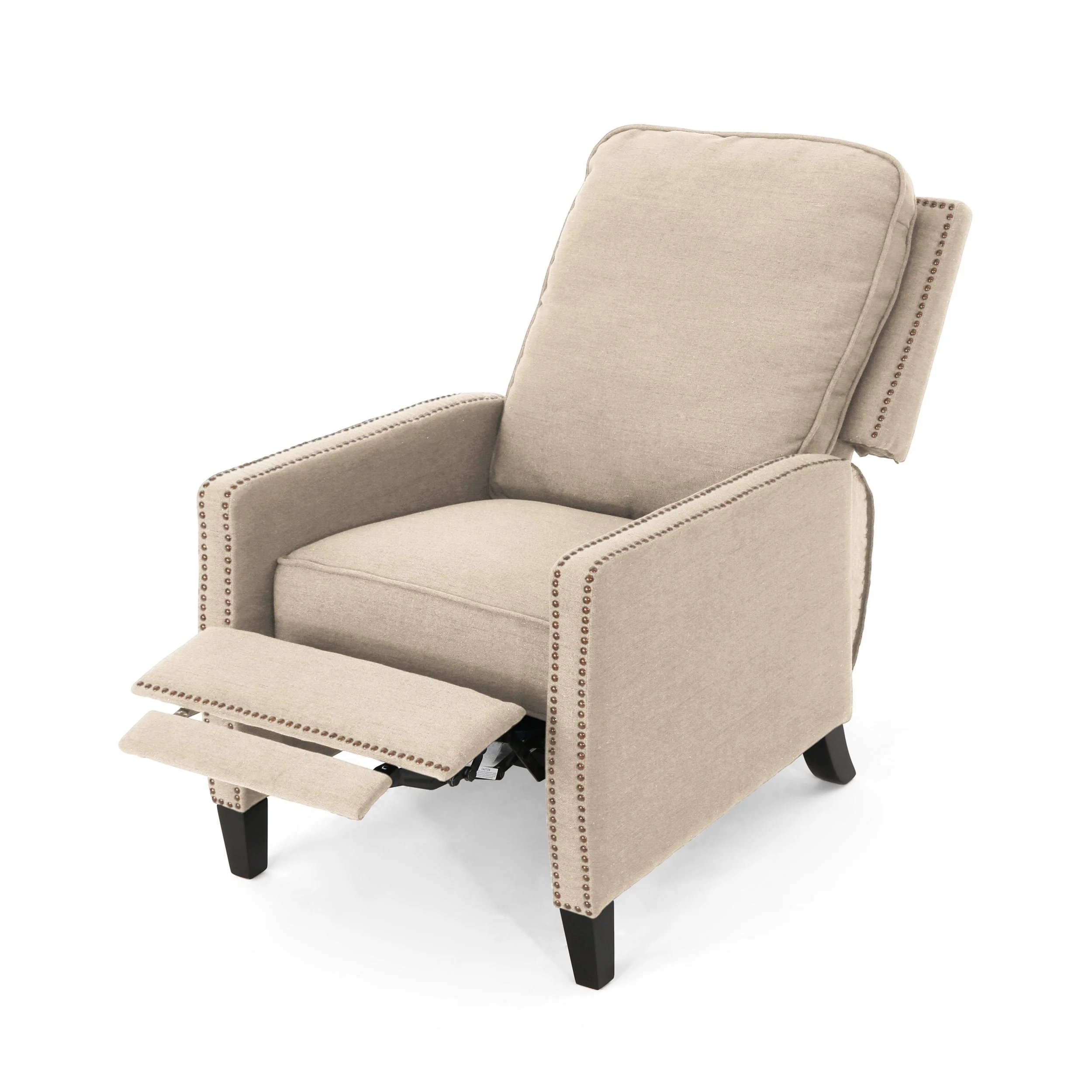 Cecelia Traditional Fabric Pushback Recliner by Christopher Knight Home