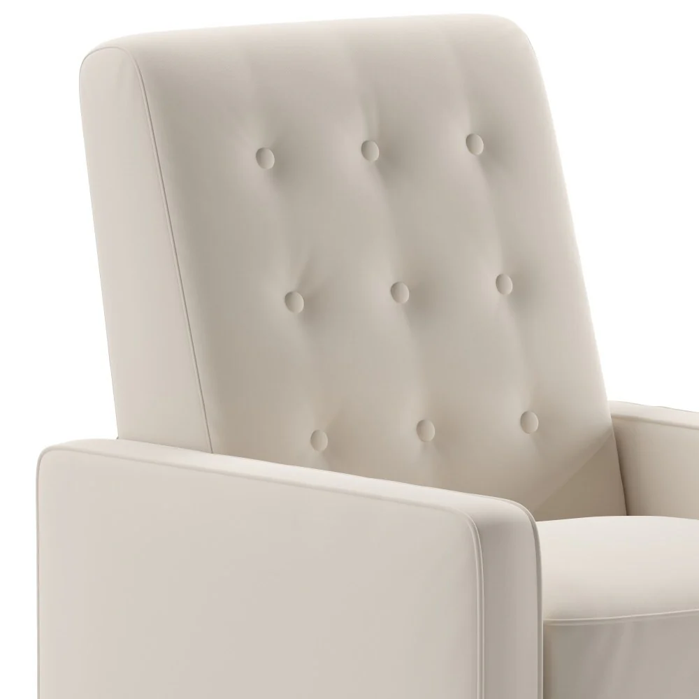 Pushback Recliner with Button Tufted Back