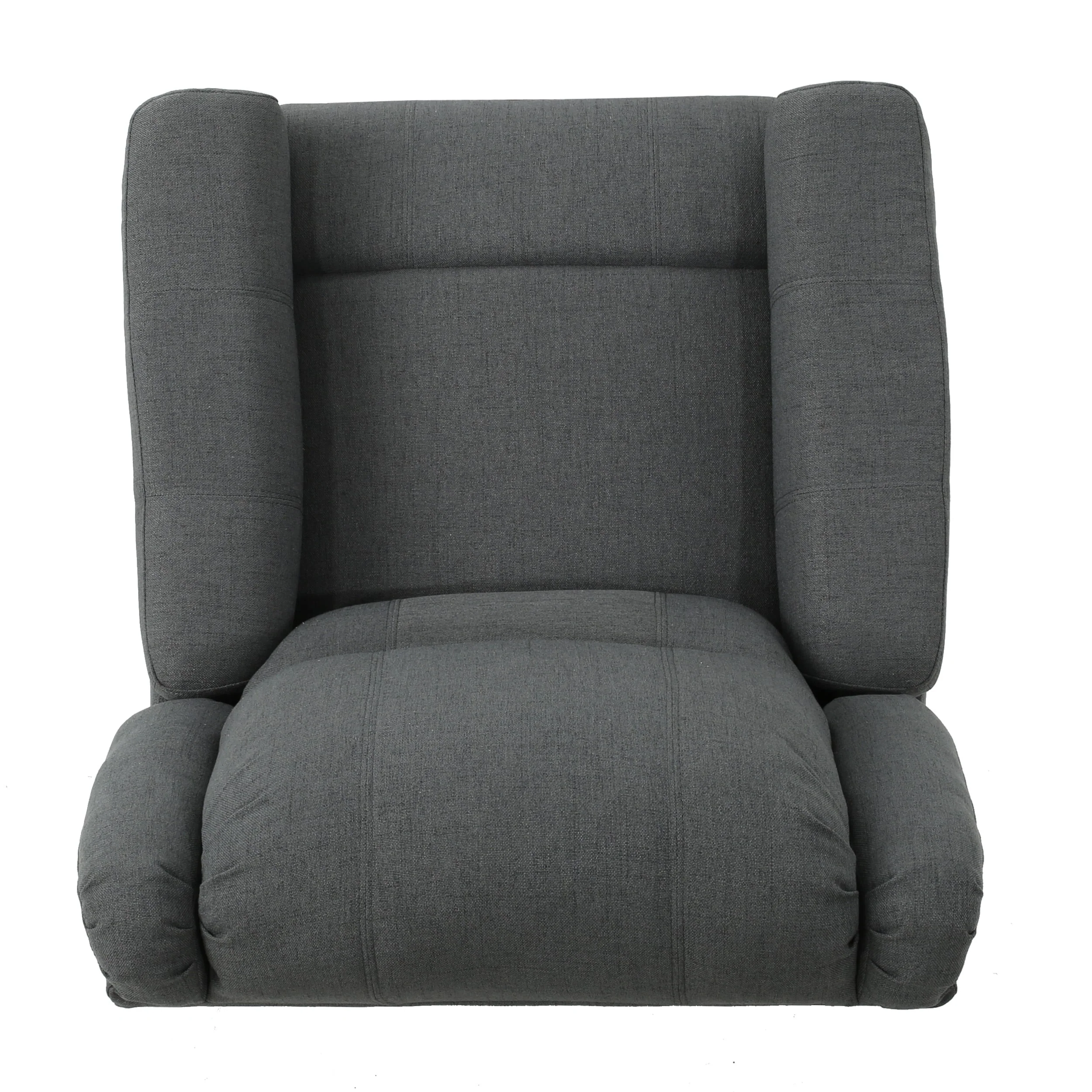 Roomfitters Fabric Glider Recliner with Swivel, Manual Reclining Chair