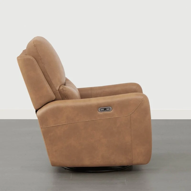 Adalyn Power Swivel Glider Recliner with Lumbar Pillow