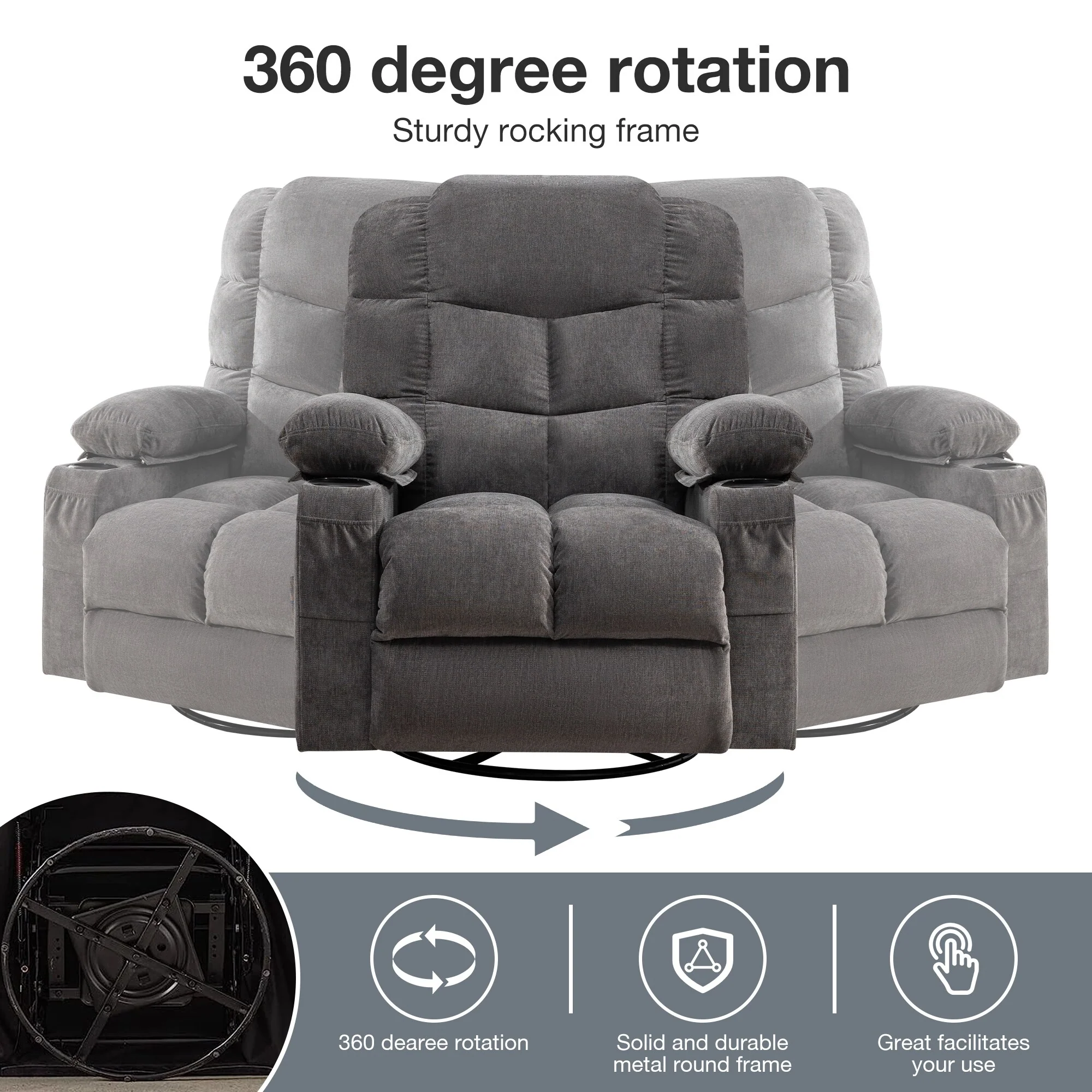 Massage Rocker Recliner Chair Rocking Chairs