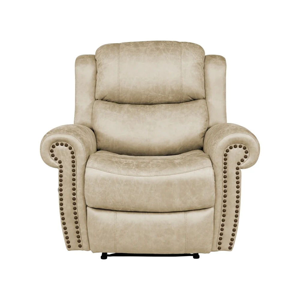 Copper Grove Dilsen Extra Large Rolled Arm Wall Hugger Recliner Chair