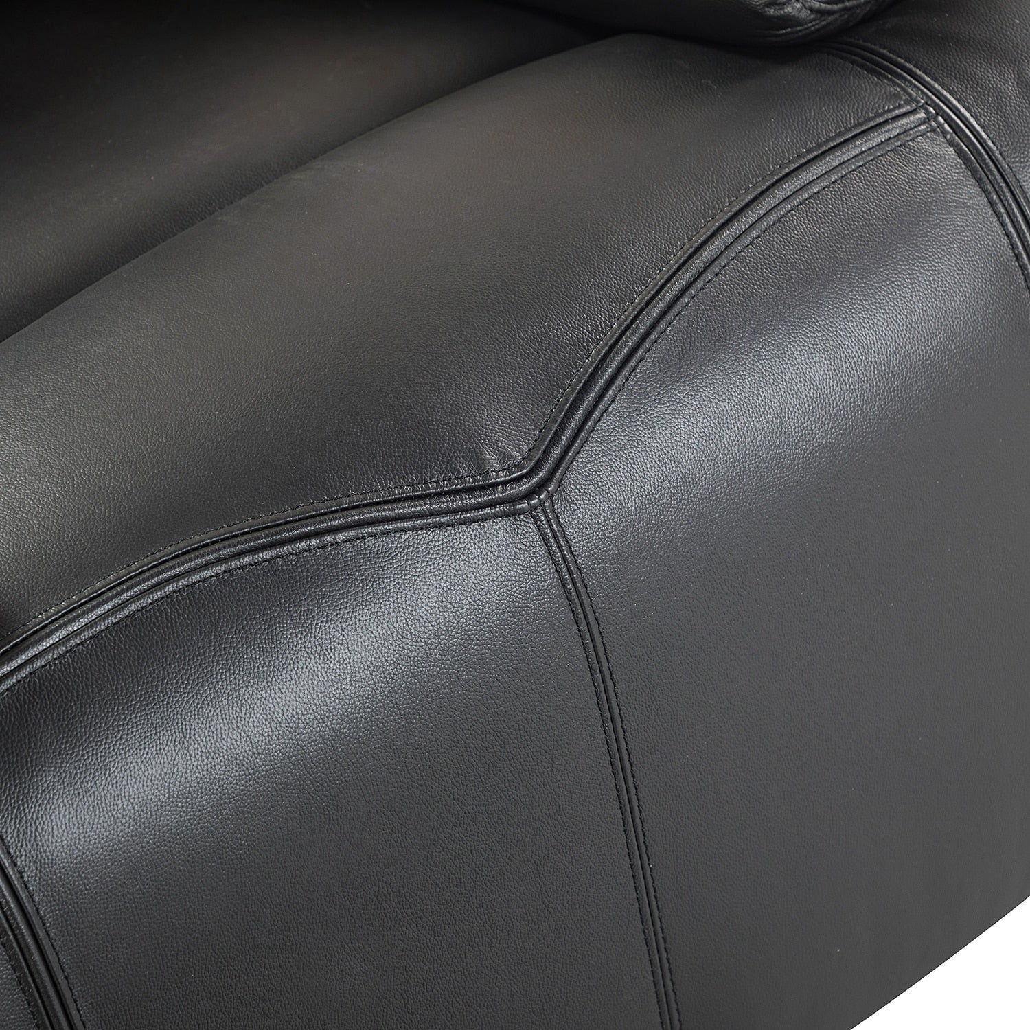 Clara Genuine Leather Power Recliner with Cushion Padded, Set of 2