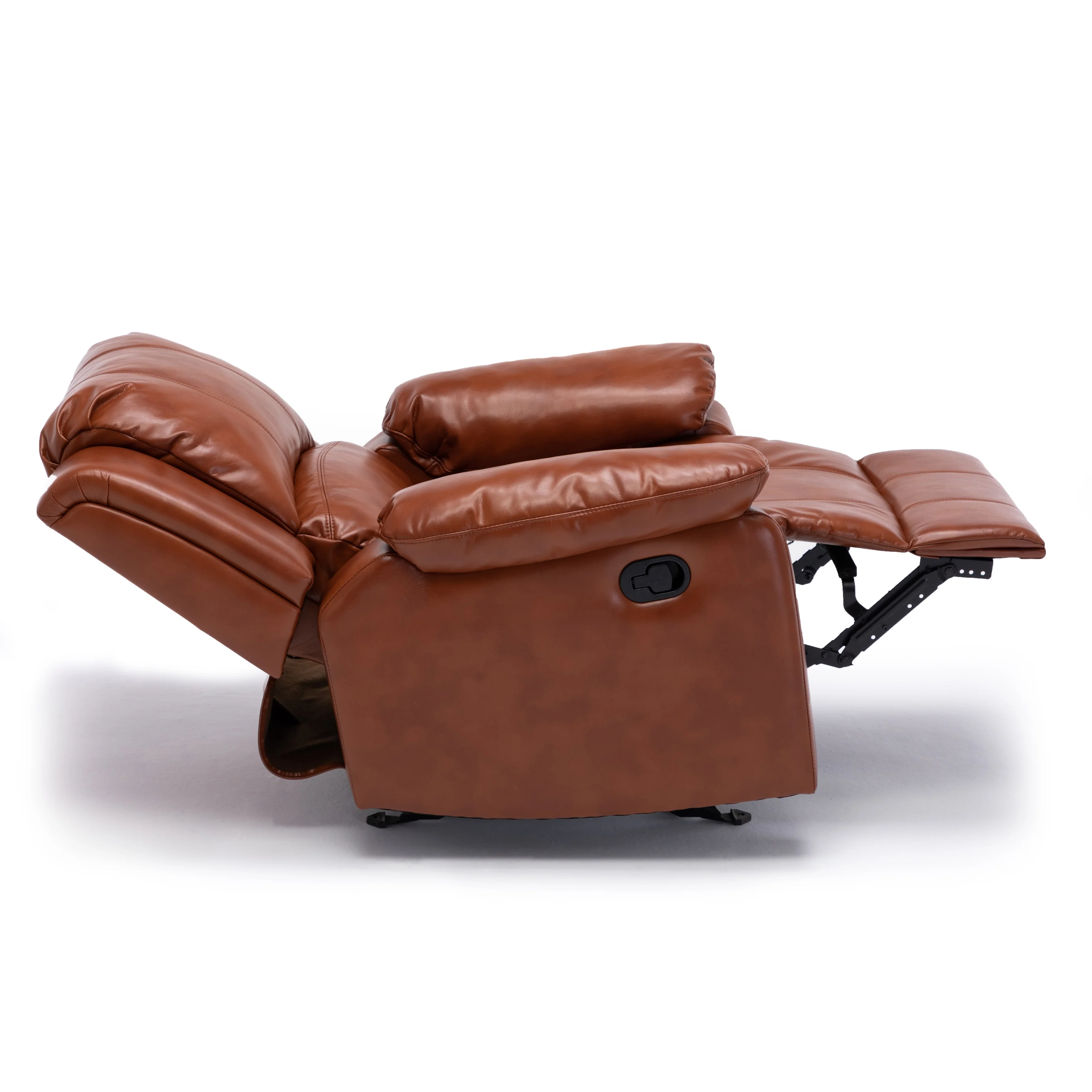 Charleston Leather Gel Glider Rocker Recliner by Greyson Living