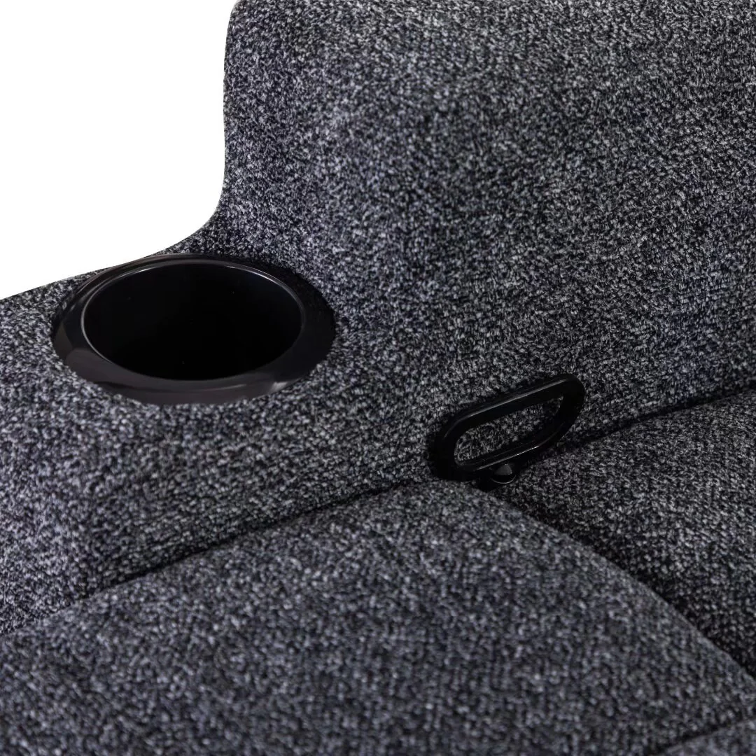 Massage Recliner and Manual Singles Sofa with Remote control