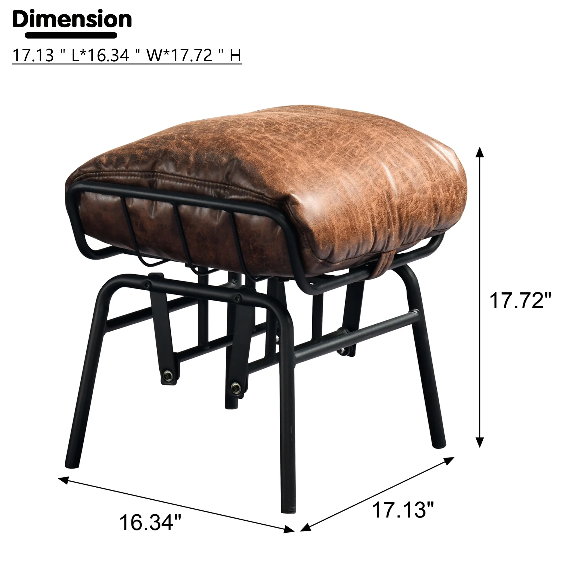 OVIOS Living Room Accent Chair Rocking Recliner Chair with Ottoman