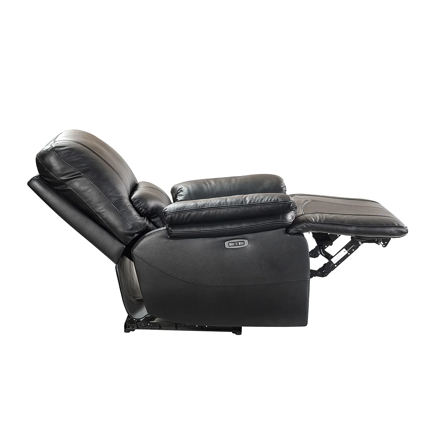 Clara Genuine Leather Power Recliner with Cushion Padded, Set of 2