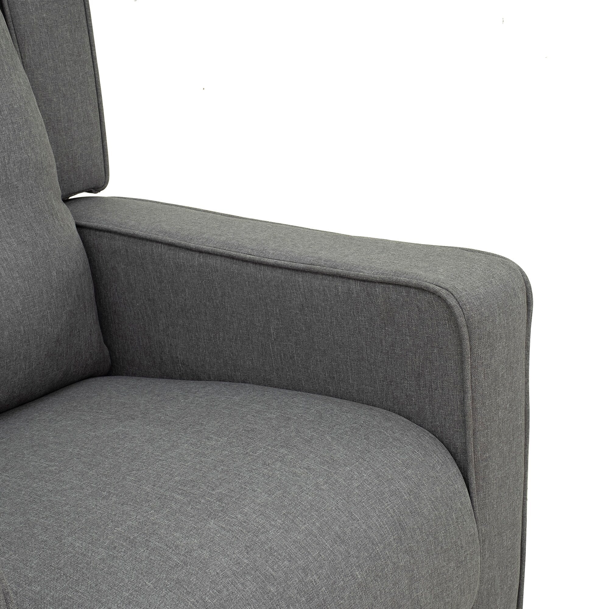 Wingback swivel recliner chair glider