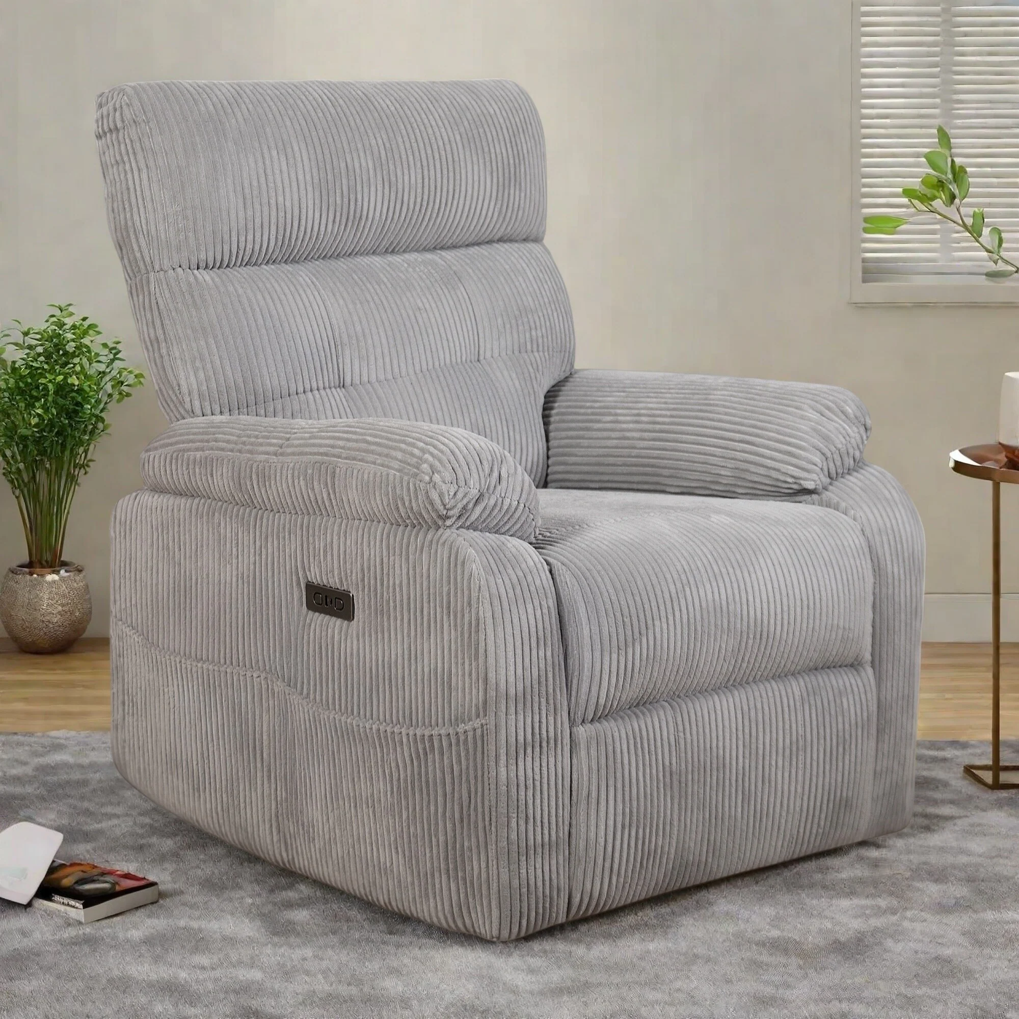 Zero Gravity Power Recliner Chair with USB Port - Electric Adjustable Backrest and Footrest, Ergonomic Design