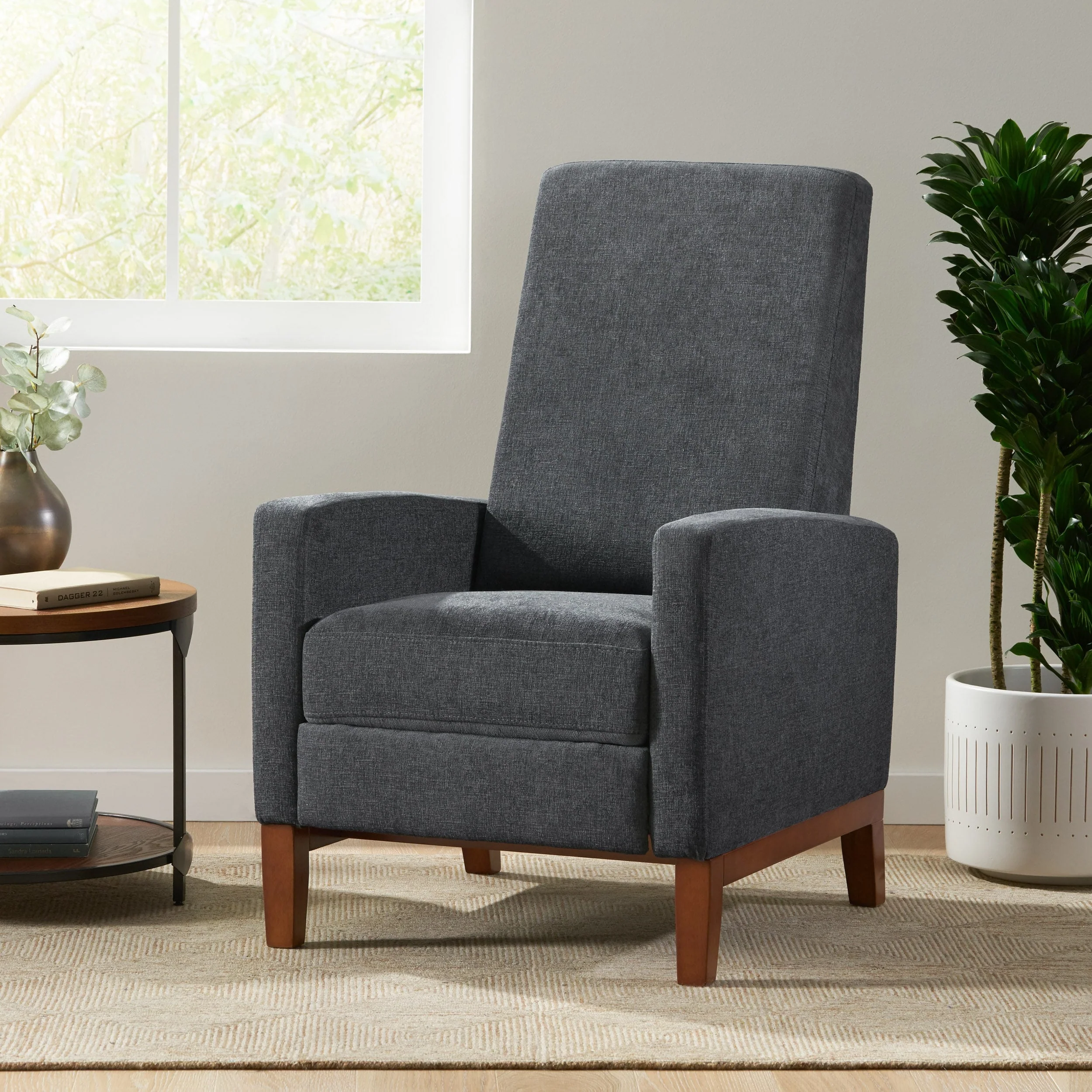 Kalstrom Upholstered Pushback Recliner by Christopher Knight Home