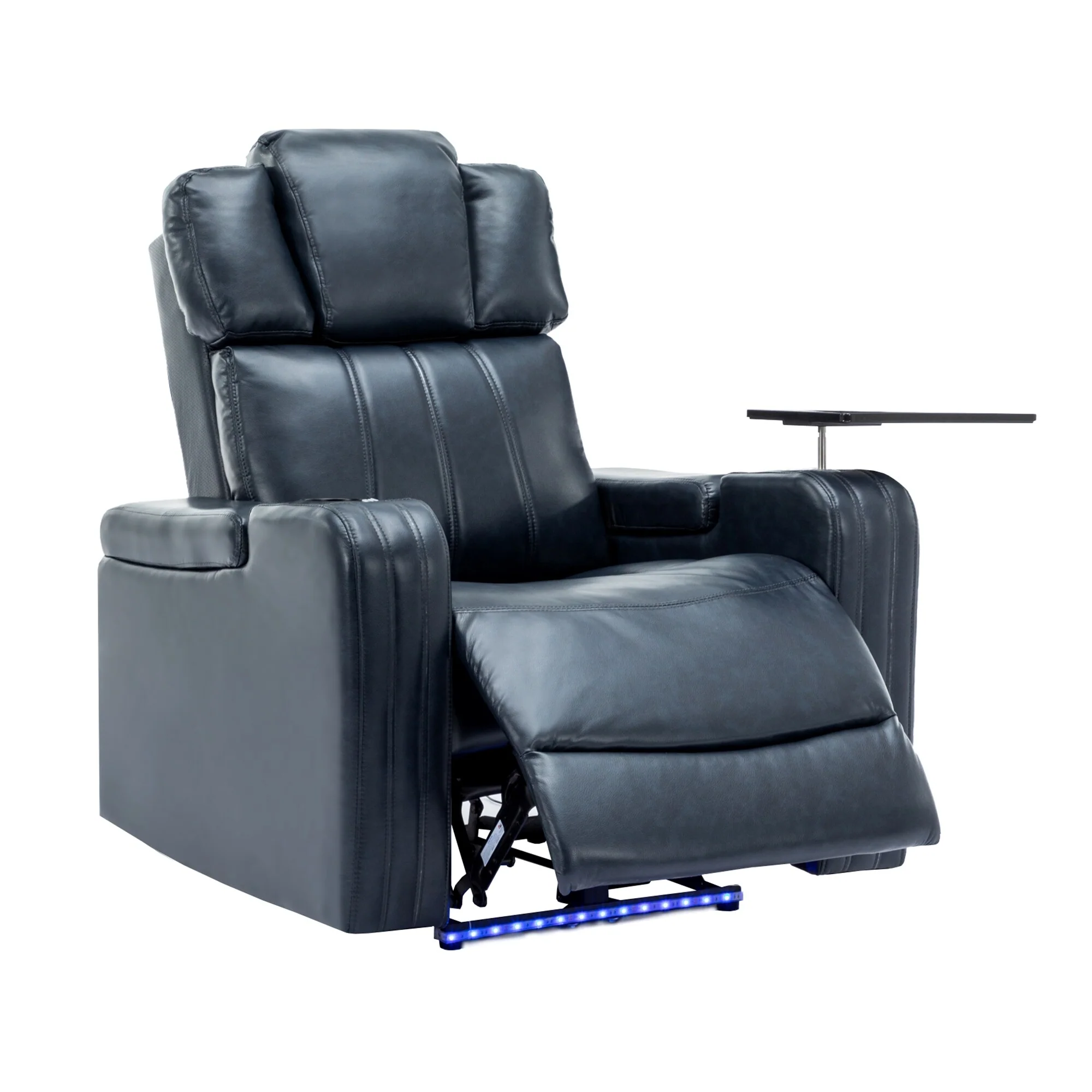 Power Recliner Chair with Cooling Cup Holder, Bluetooth & Tray Table