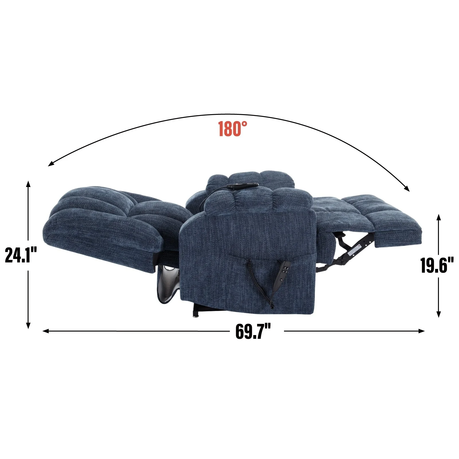 Electric Power Lift Recliners with Power-Remote