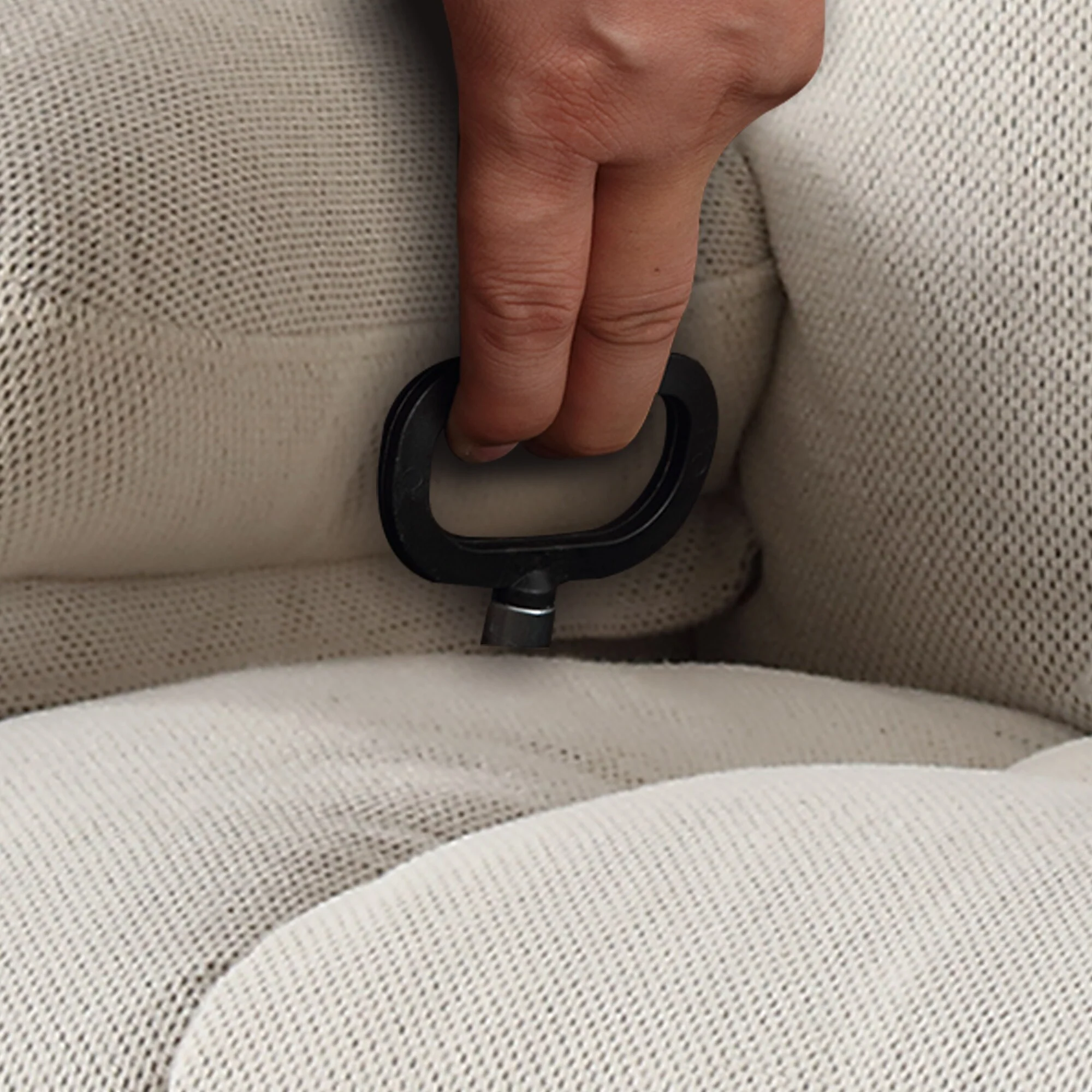 Swinging recliner massage heated sofa