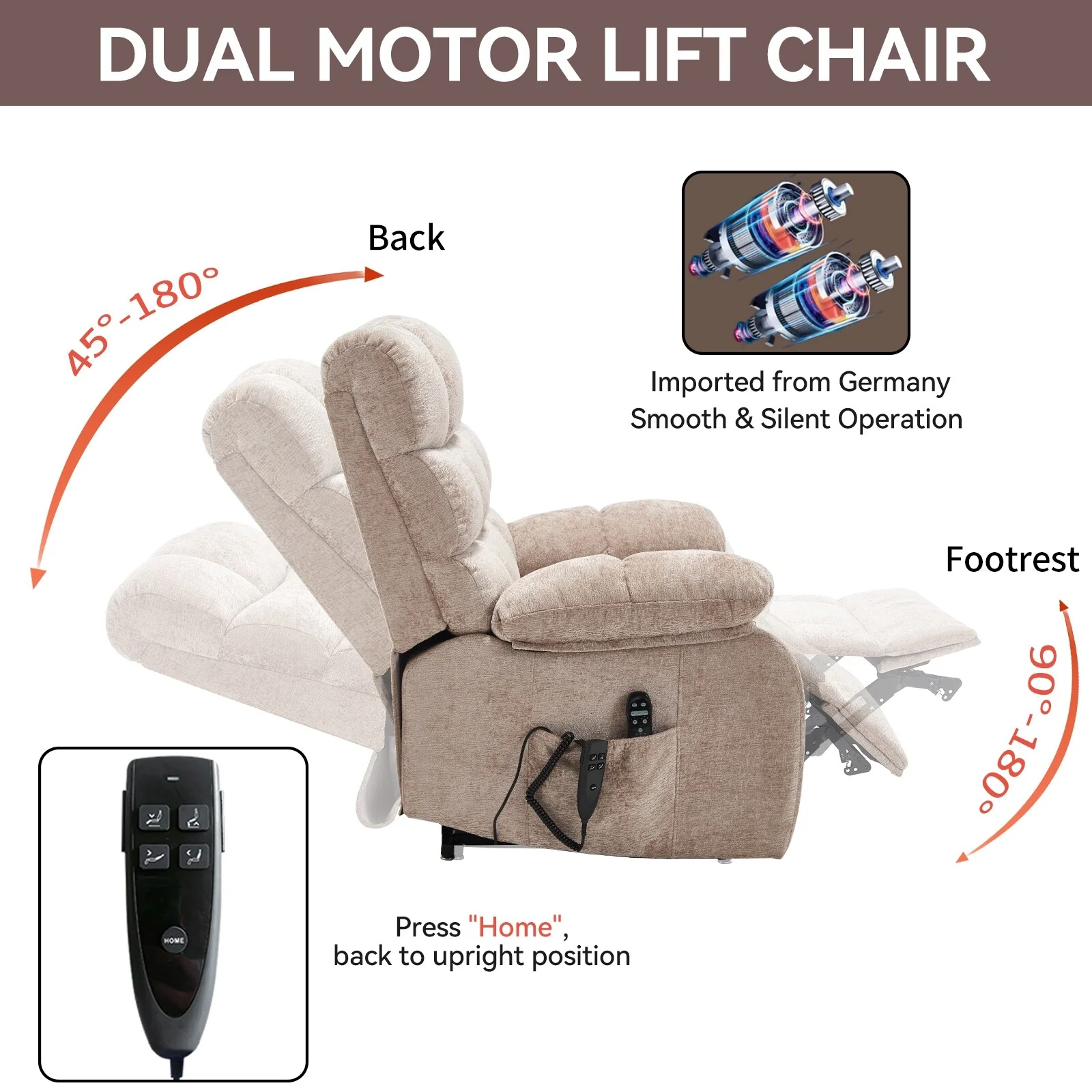 Lift Recliner Chair Heat Massage