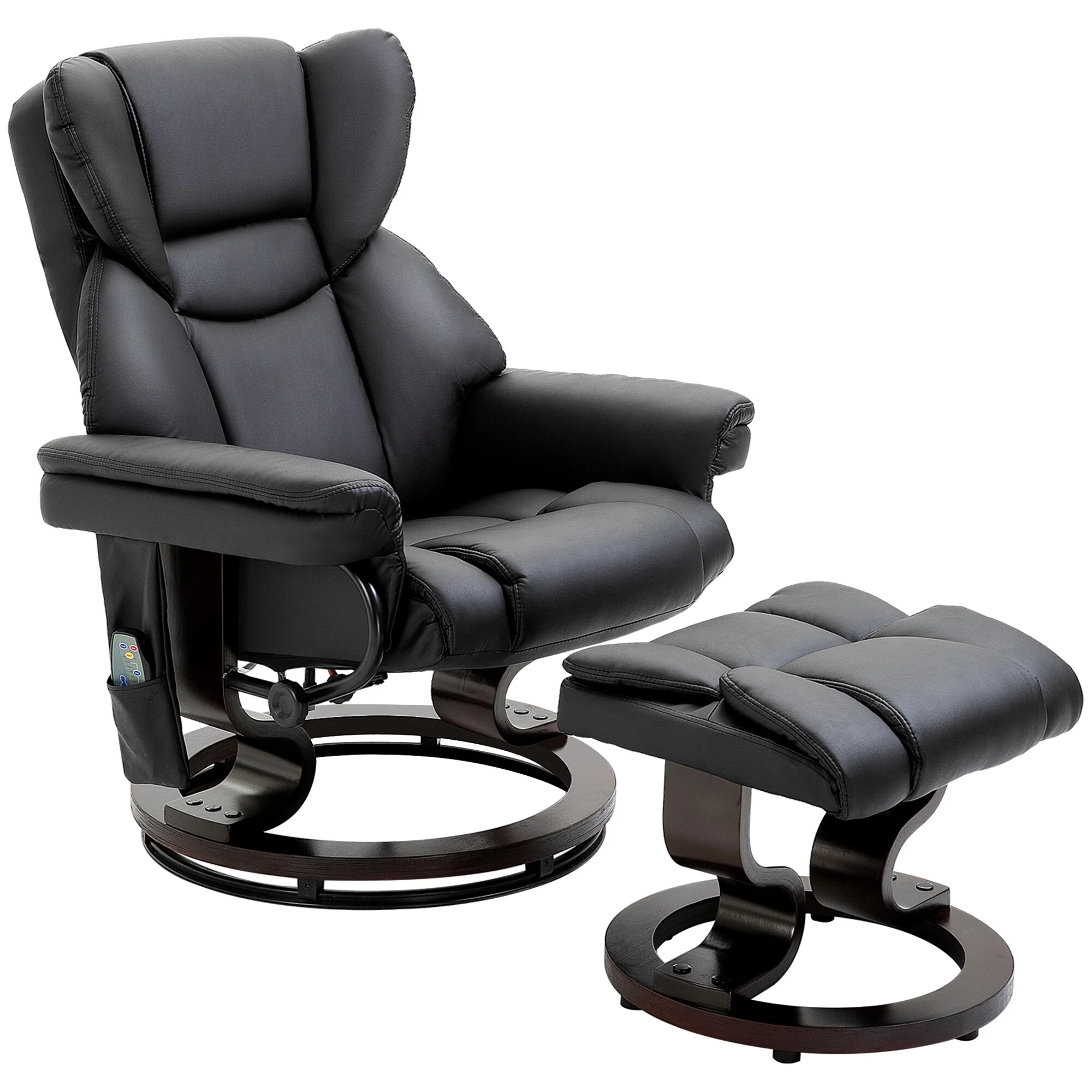 Massage Recliner Chair with Ottoman Footrest