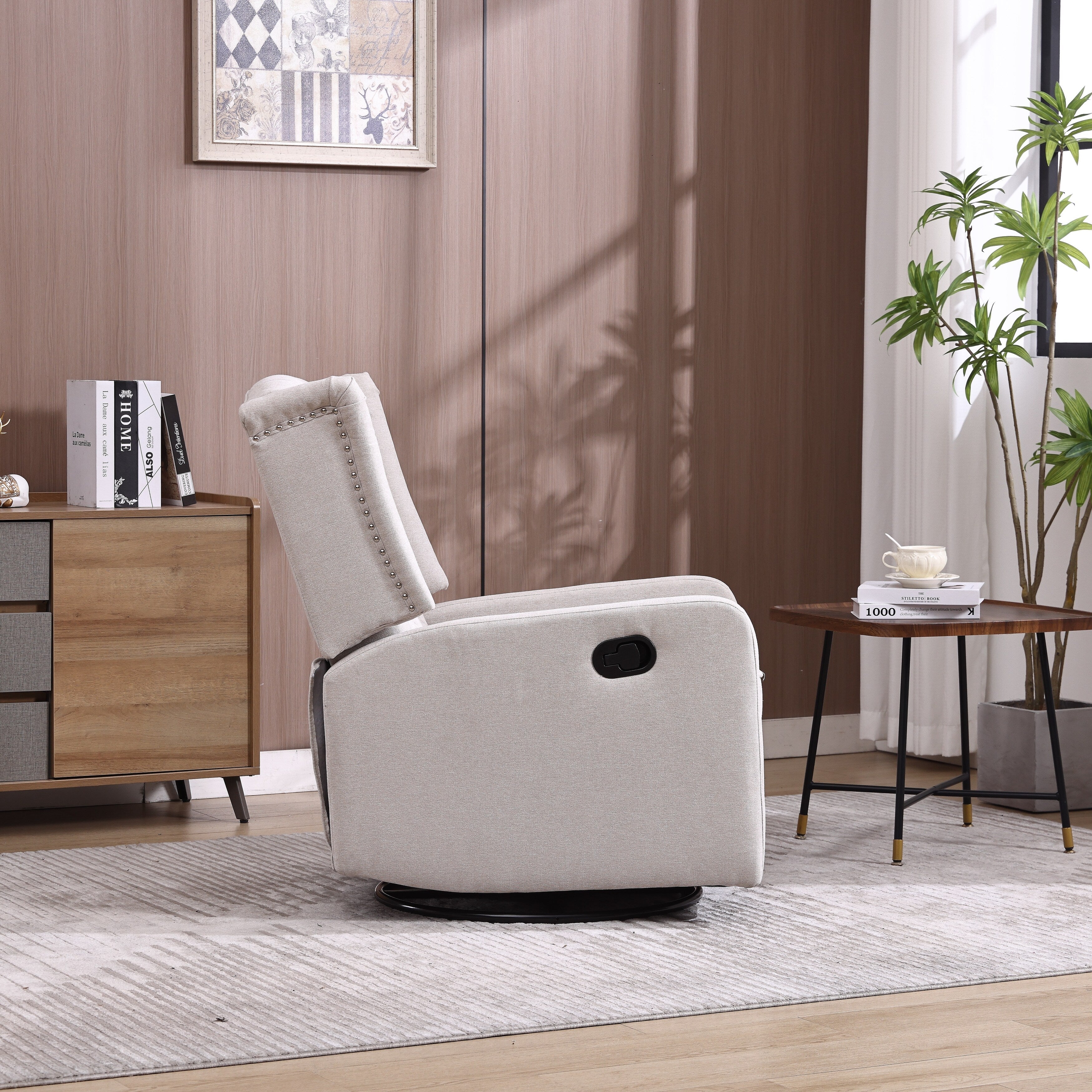 360 Degree Swivel Nursery Rocking Chair