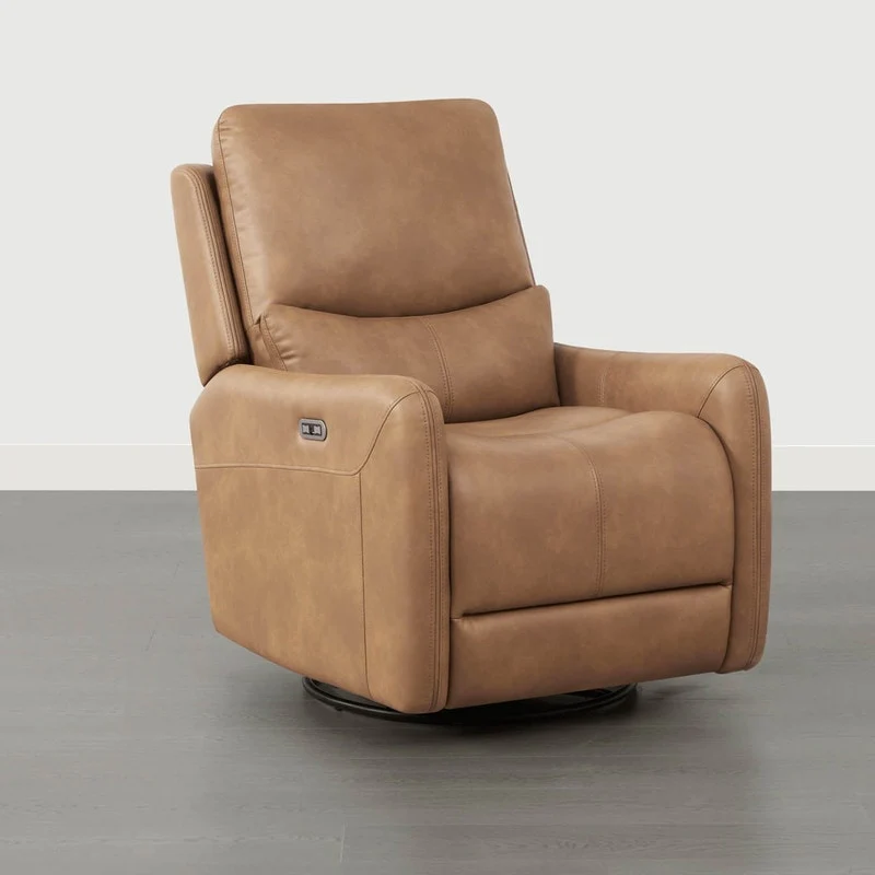 Adalyn Power Swivel Glider Recliner with Lumbar Pillow