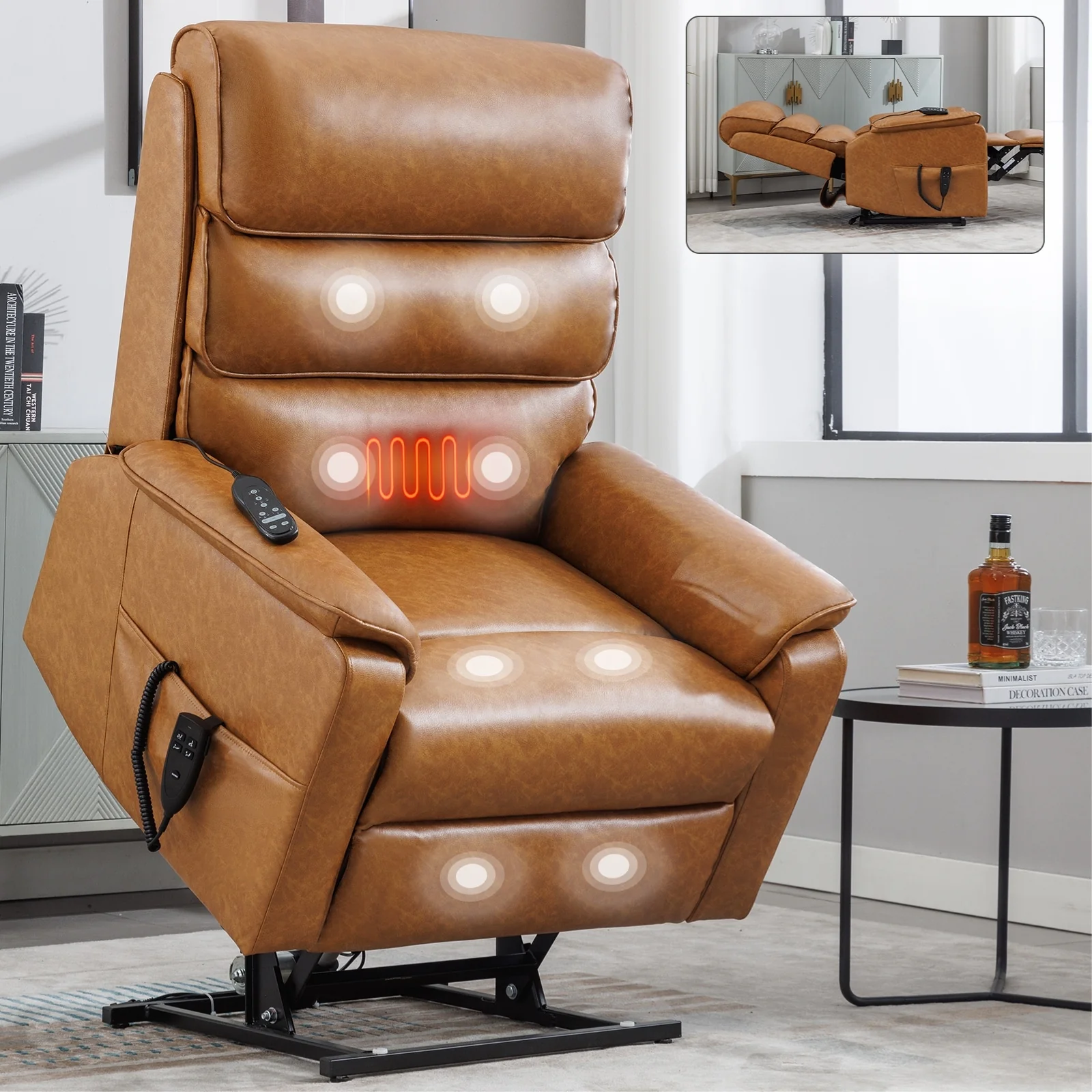 Power Lift Recliner Chair with Power-Remote