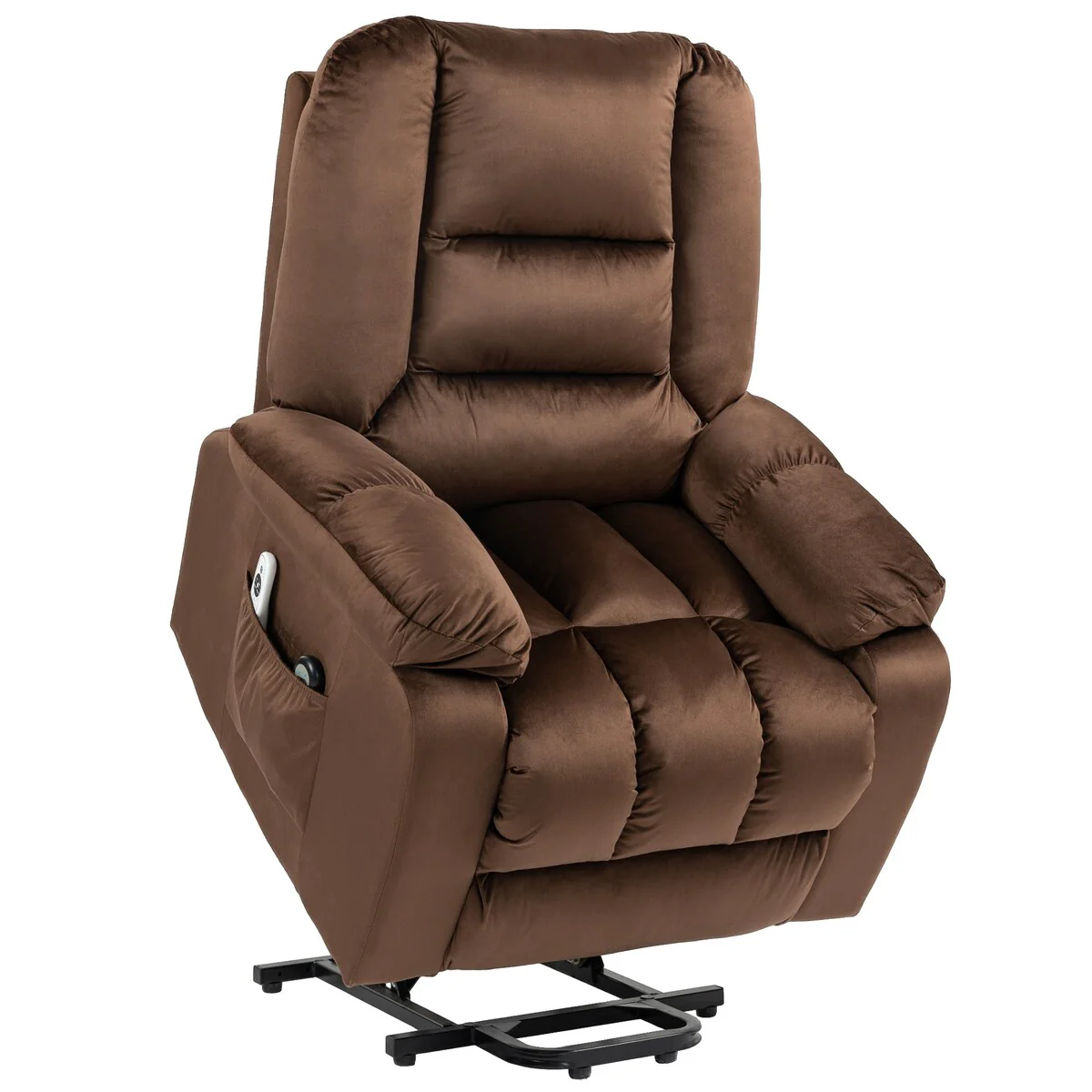 HOMCOM Power Lift Recliner Chair, Ergonomic Massage Chair with 4 Positions and Heating