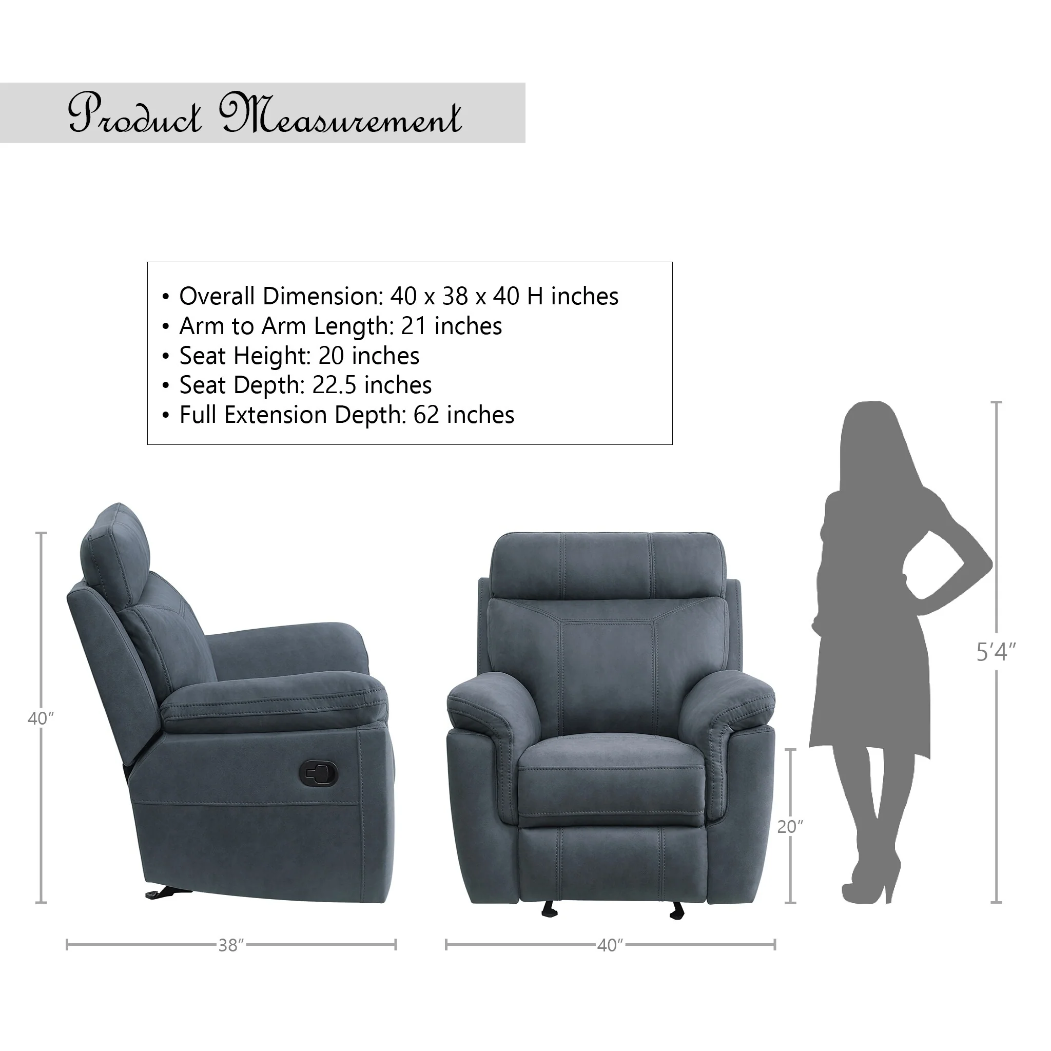 Metz Glider Reclining Chair