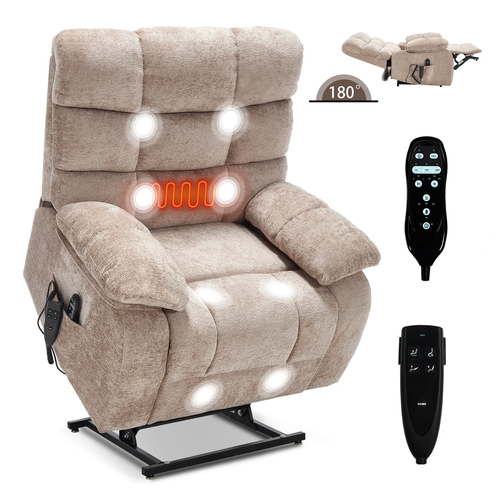 Lift Recliner Chair Heat Massage