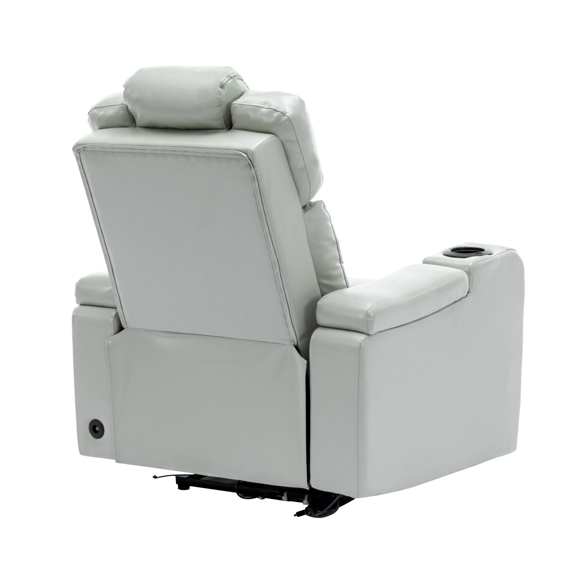 Power Recliner Chair with Cooling Cup Holder, Bluetooth & Tray Table