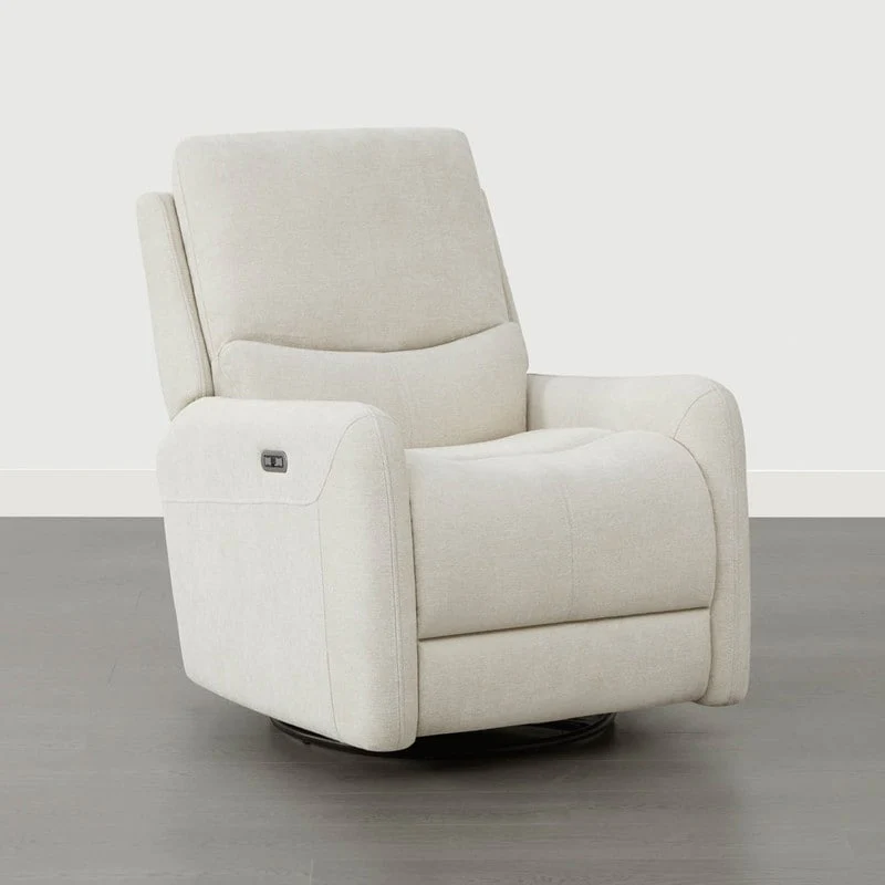 Adalyn Power Swivel Glider Recliner with Lumbar Pillow