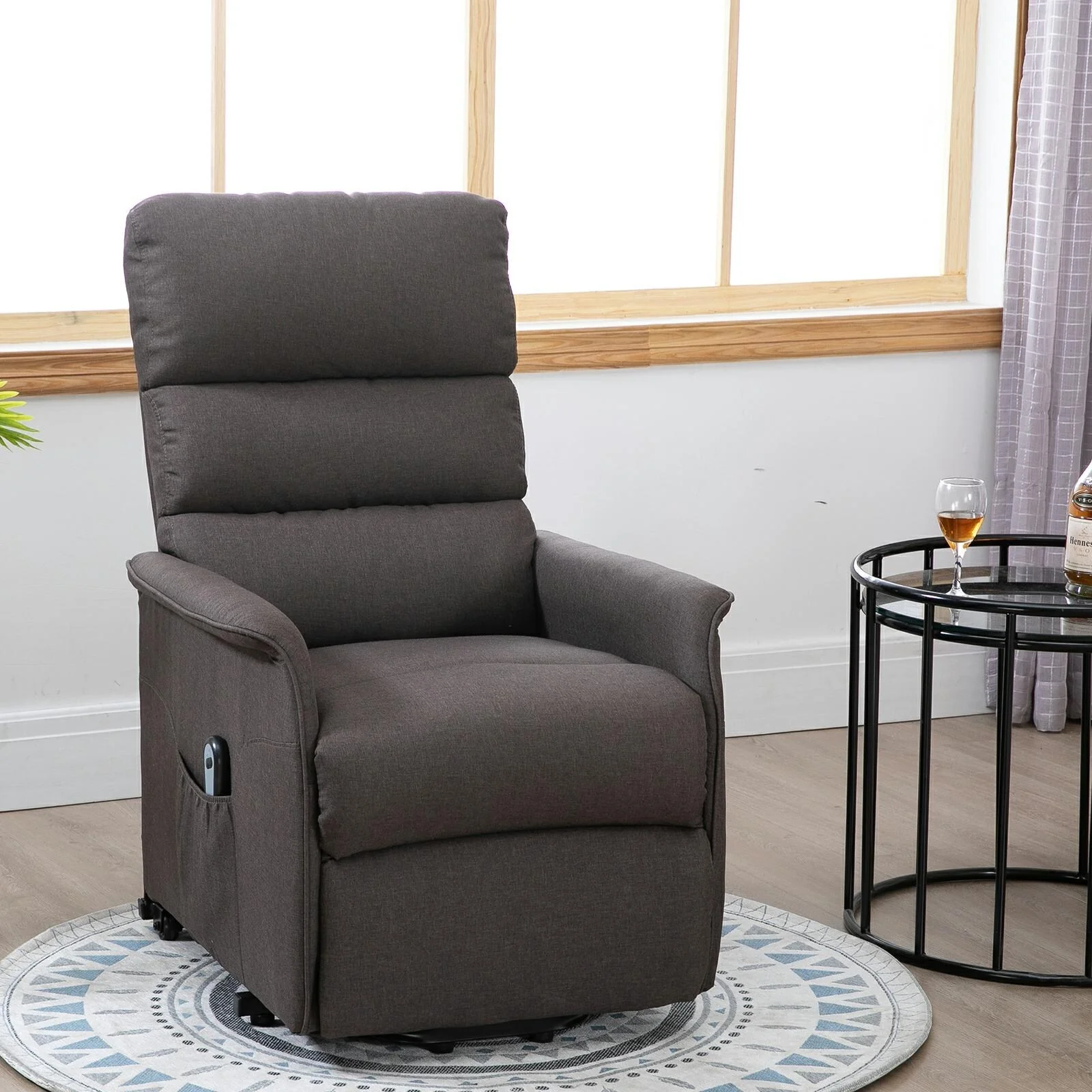 HOMCOM Power Lift Assist Recliner Chair with Remote