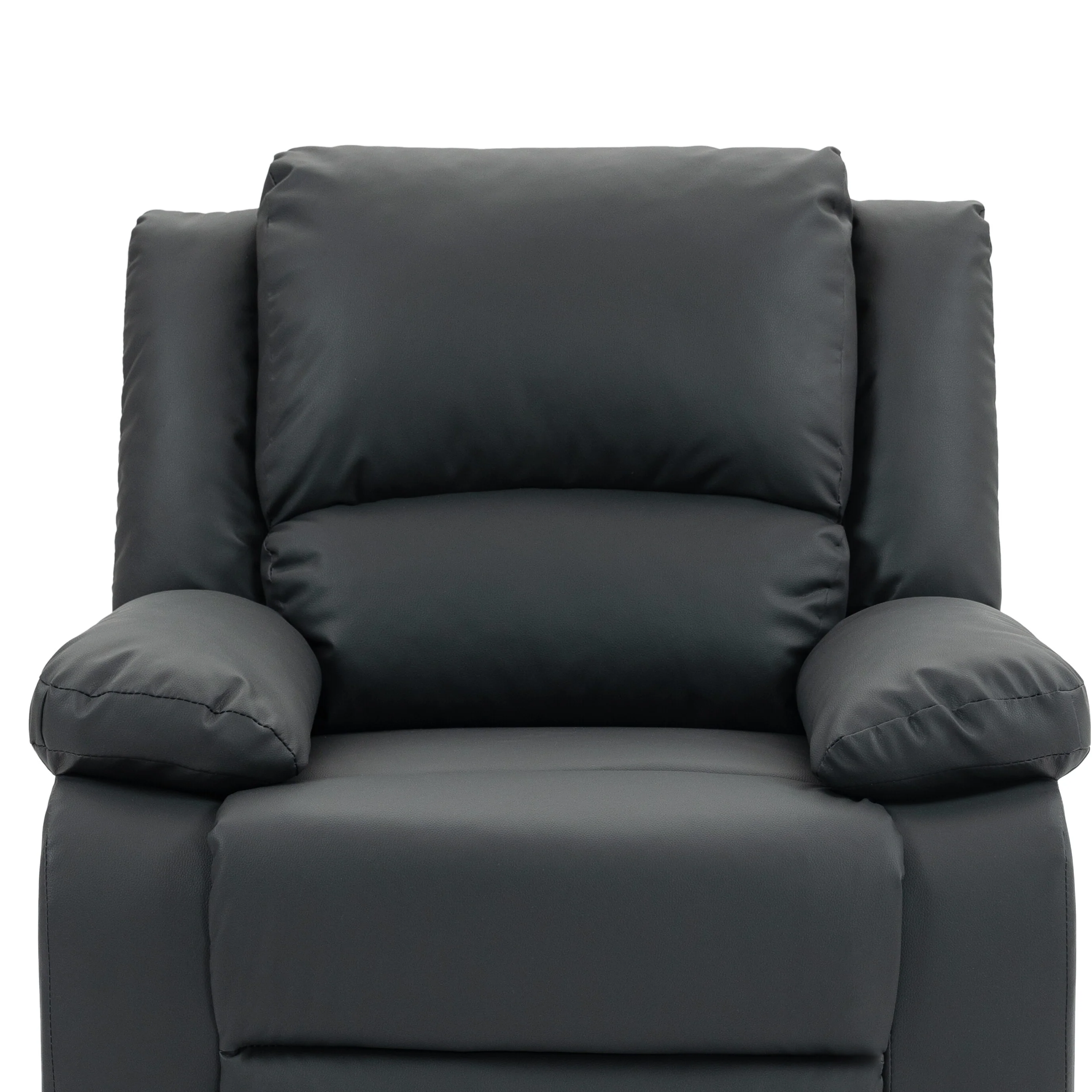 Faux Leather Lounge Chair Single Sofa Adjustable Recliners