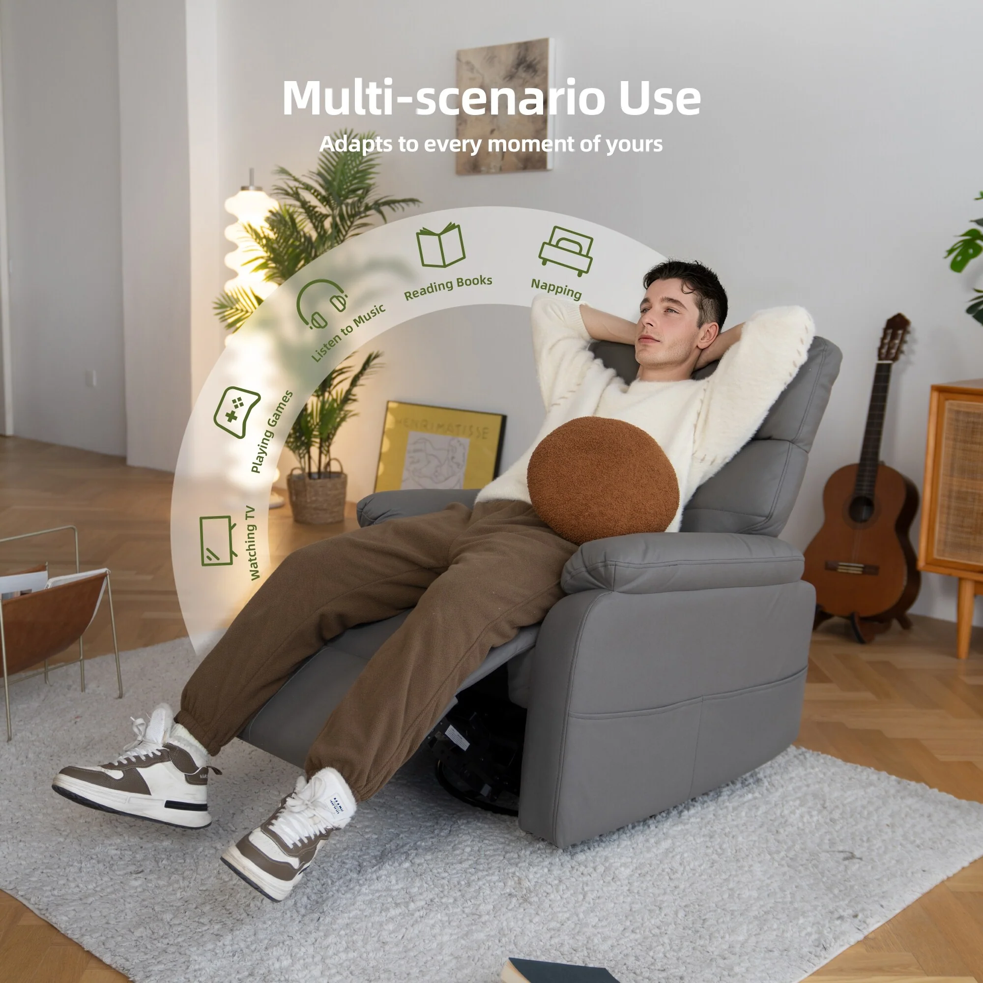 Electric Swivel Rocker Recliner Chair