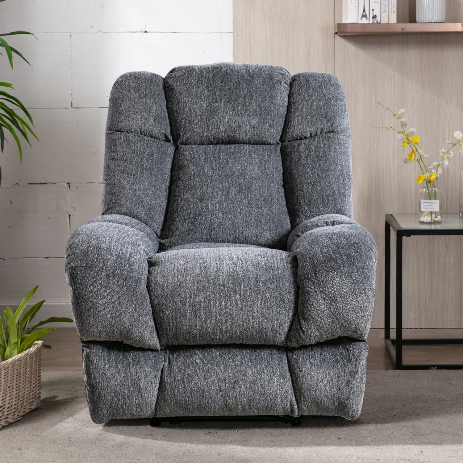 Chenille Power Standard Recliner Chair